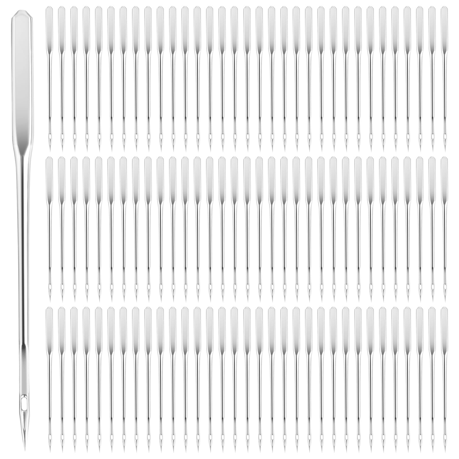 100Pcs 90/14 Universal Heavy Duty Sewing Machine Needles - Regular Point Needles for Singer, Brother & More | Perfect for Quilting, Denim & Home Sewing Projects