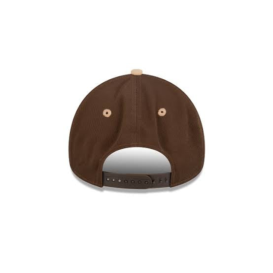 New Era 940 K Frame Oakland A's Toffee Walnut Wheat Cloth Strap Baseball Cap - Perfect for Baseball Games, Outdoor Sports & Casual Wear