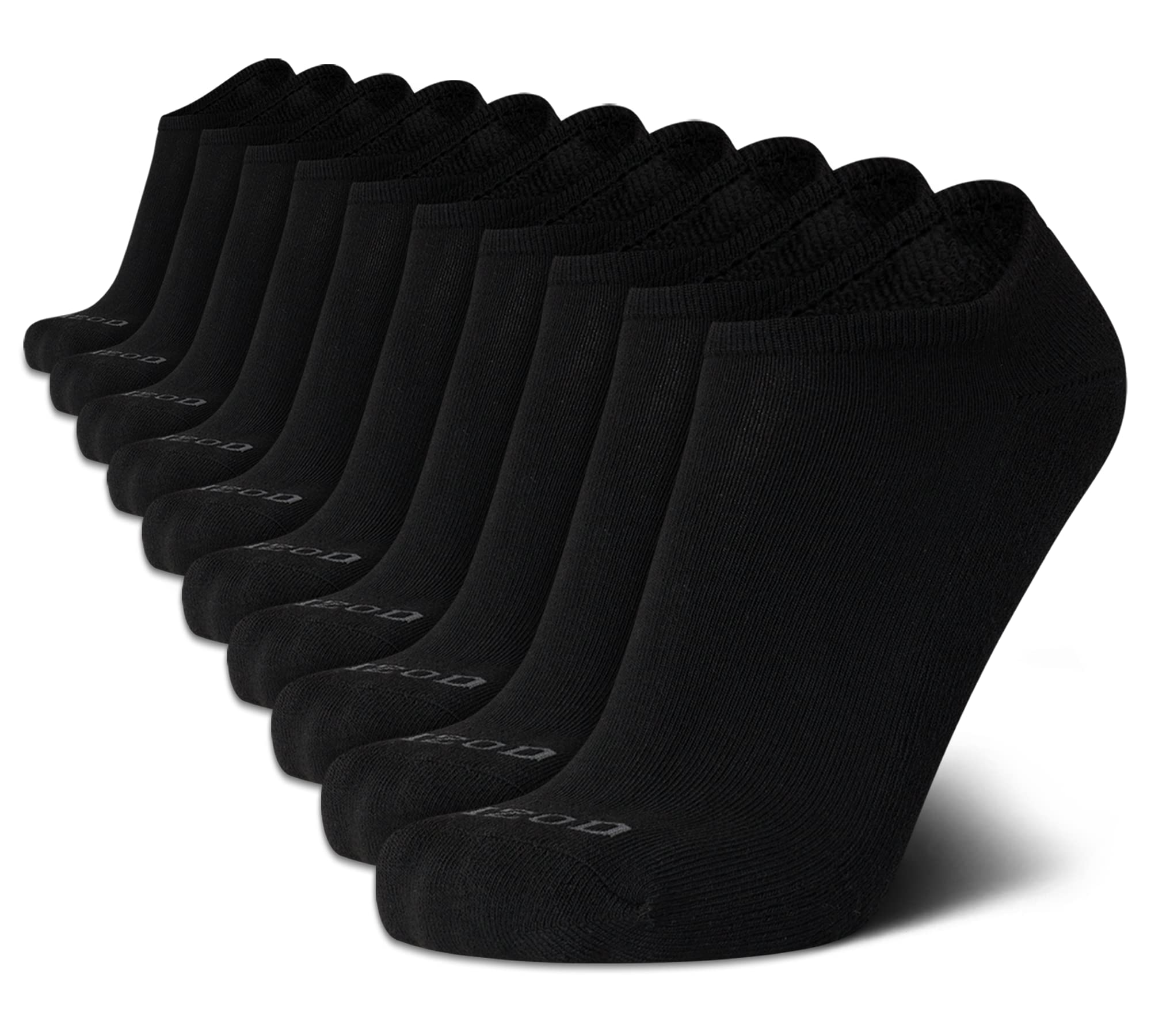 IZOD Men's 10-Pack Athletic Low-Cut Socks - Breathable Comfort for Running, Gym & Everyday Wear