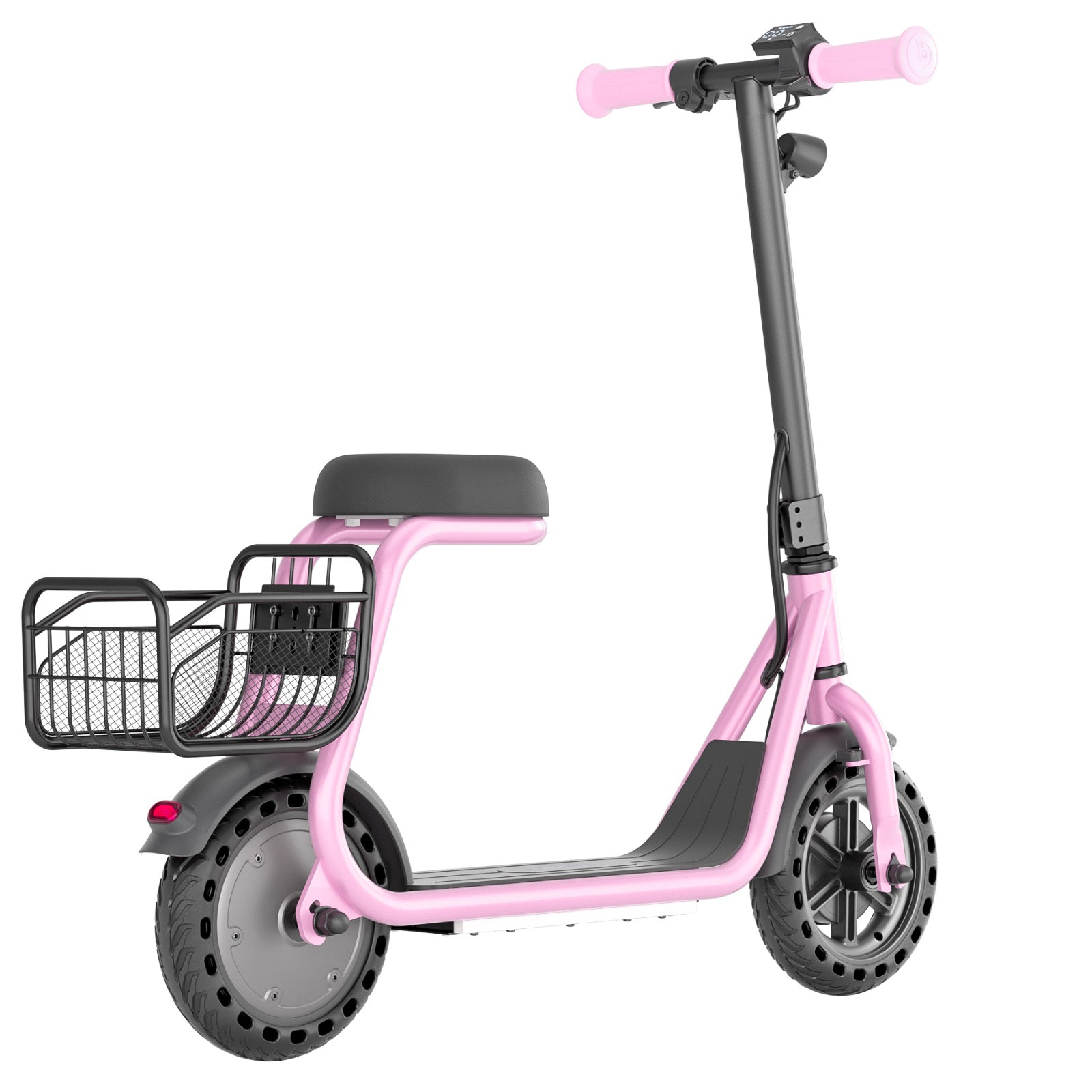 Hiboy Q2 Lite Kids Electric Scooter with Basket & Seat - Foldable, 12MPH, 10 Mile Range - Perfect for Commuting, School, Park Rides & Family Outings