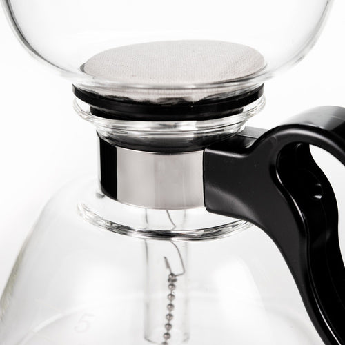 Yama Siphon 5 Cup Stovetop Coffee Maker (15oz) - Premium Vacuum Coffee Brewer for Home, Office & Camping - Perfect for Pour Over Coffee Lovers & Specialty Brewing