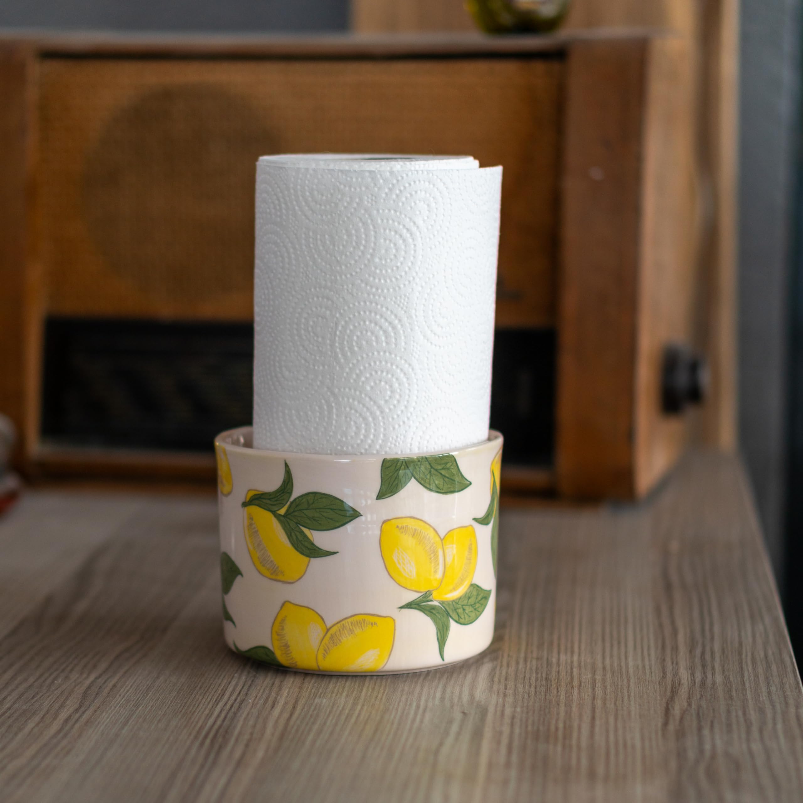 Lemon Pattern Paper Towel Holder - 5