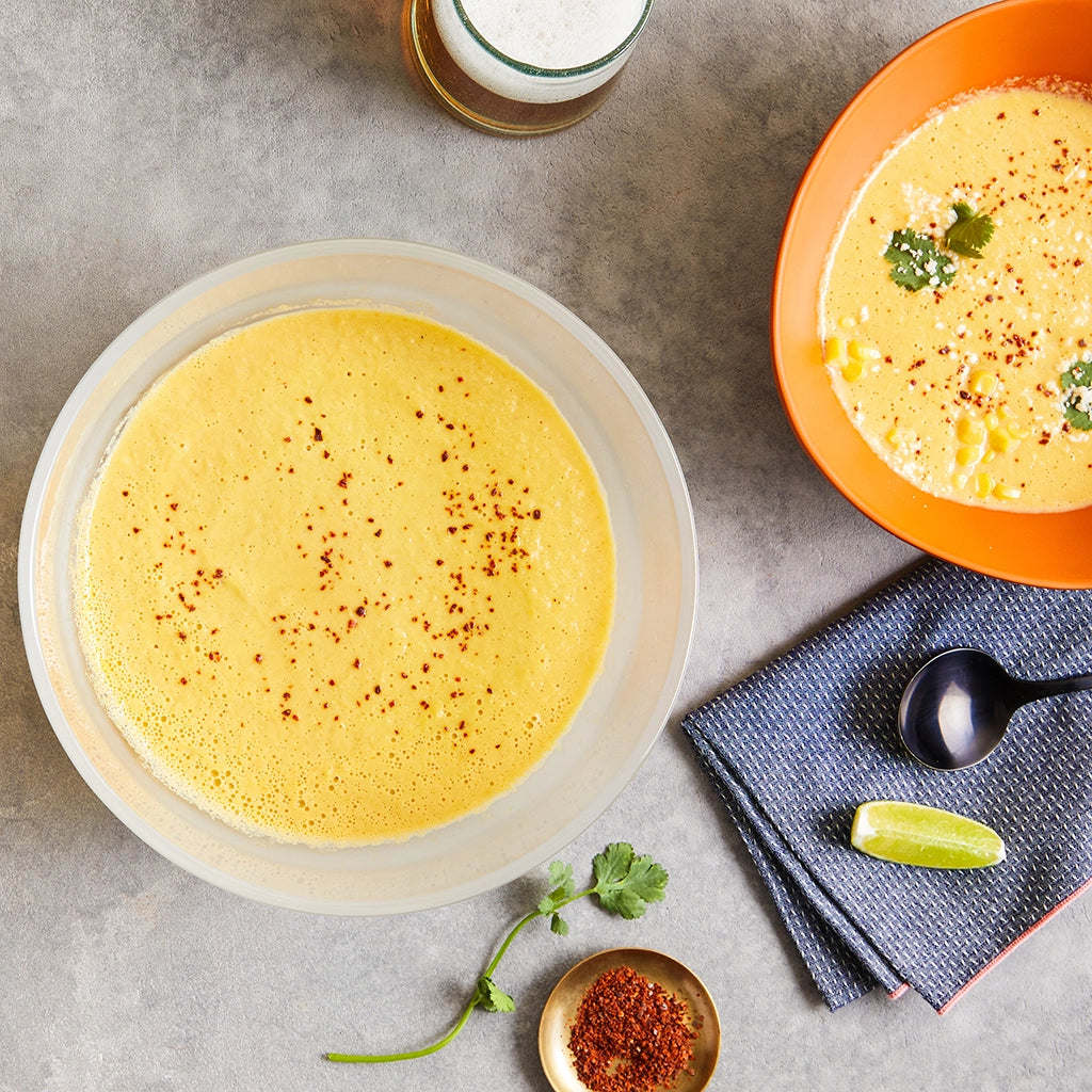 Authentic Mexican Street Corn Soup (Elote Soup) - Creamy & Spicy Corn Chowder Recipe - Perfect for Fall Dinners & Holiday Gatherings