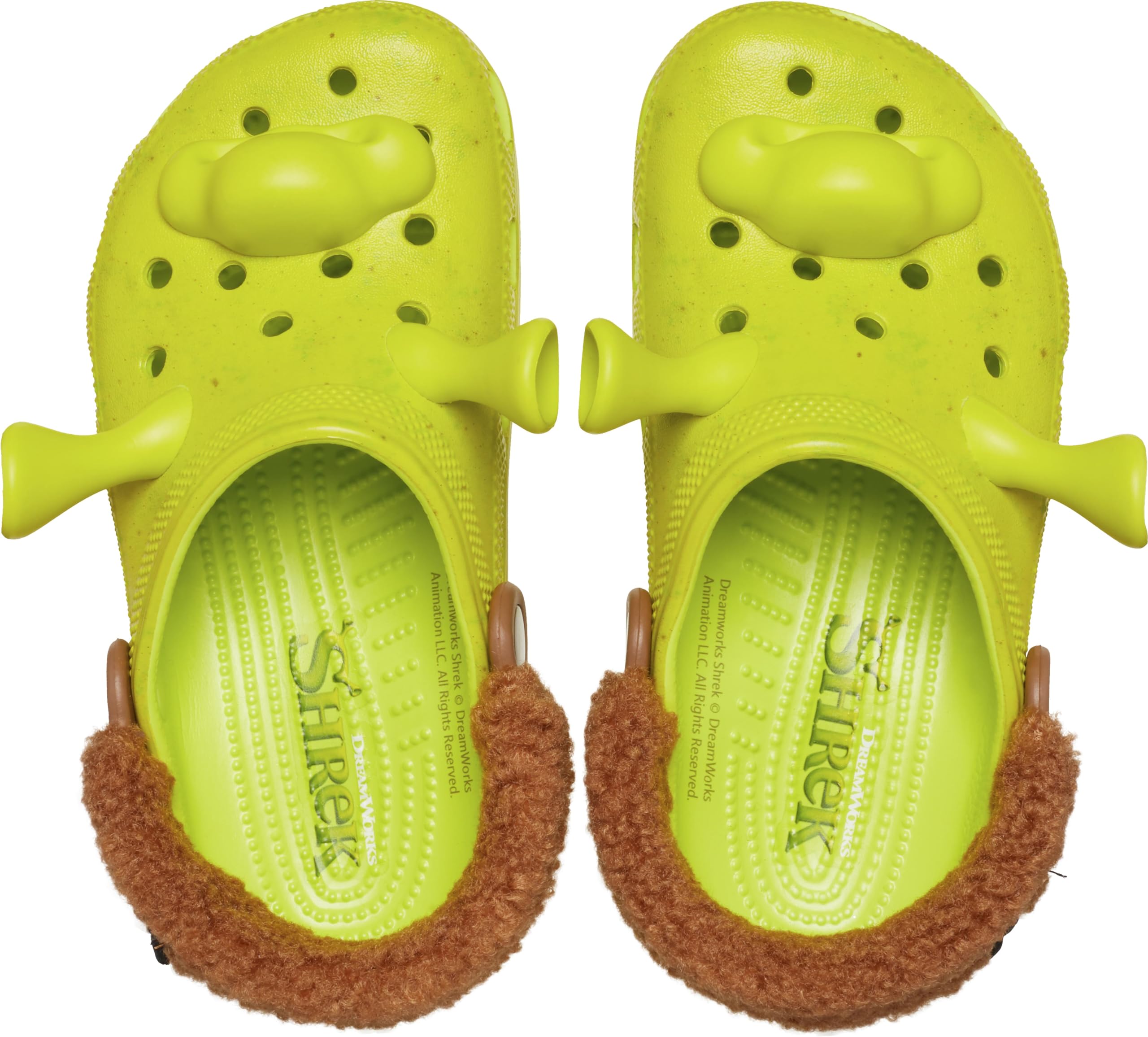 Crocs Kids' Classic Shrek Clog - Comfortable Lightweight Water Shoes for Boys & Girls - Perfect for Pool, Beach, and Outdoor Play