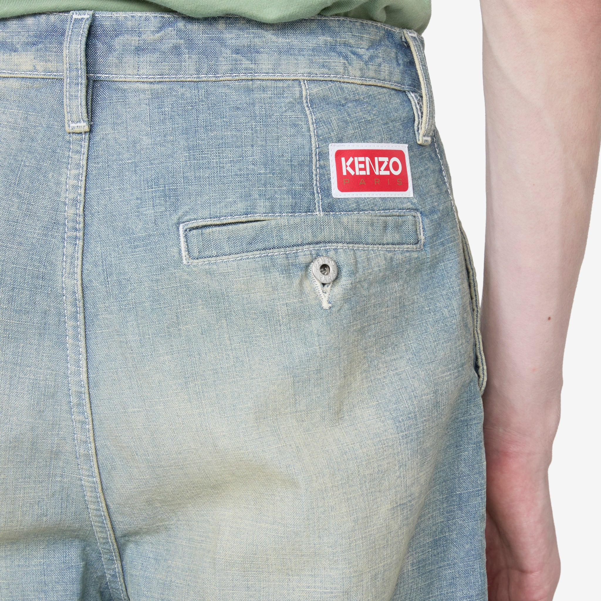 Large Straight Fit Jeans for Men - Dirty Denim Stone Blue Wash Comfortable Stretch Denim Pants | Perfect for Casual Wear, Work & Everyday Outfits