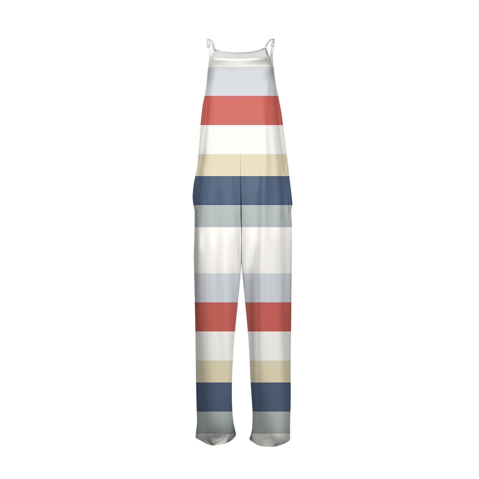 Women's Boho Floral Printed Loose Wide Leg Overalls Jumpsuit with Pockets - Casual Summer Romper for Beach, Music Festivals & Outdoor Adventures