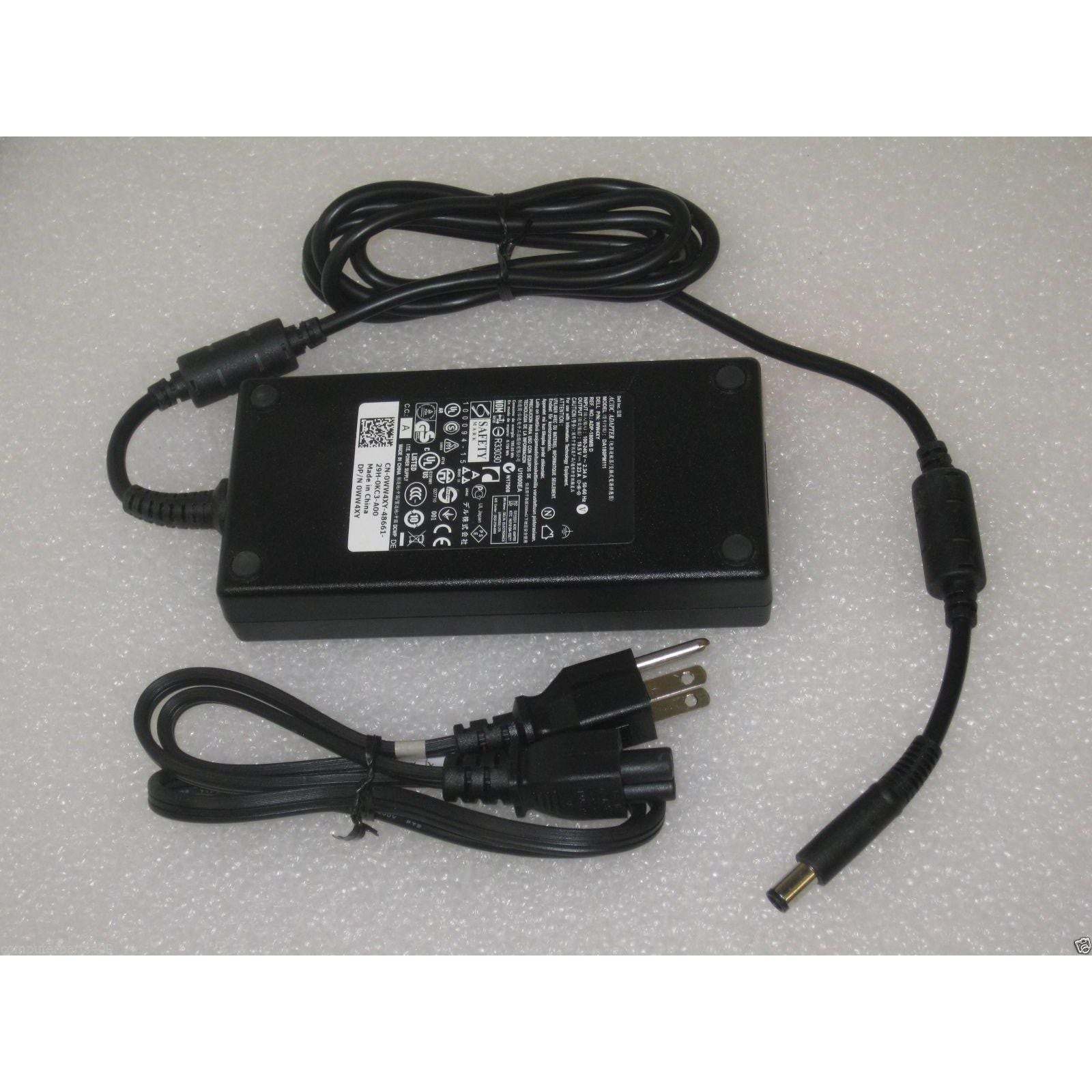Original Dell ADP-180MB B DW5G3 180W AC Power Adapter Charger for Dell Laptops - Compatible with Inspiron, XPS, Vostro & More - Home, Office & Travel Use