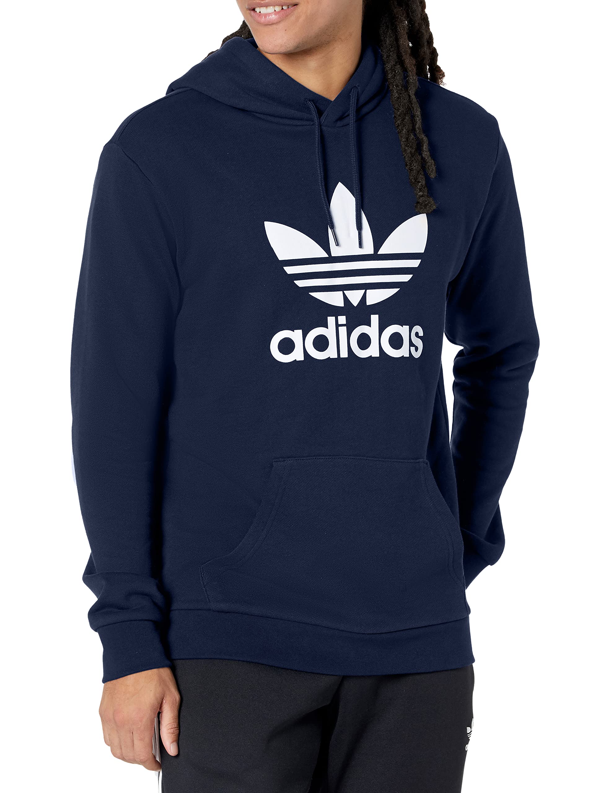 Adidas Originals Men's Adicolor Essentials Trefoil Hoodie - Soft Pullover Sweatshirt for Men | Gym, Streetwear & Casual Outfits | Perfect for Workouts, Running Errands, Coffee Dates & Weekend Outings | Great for Sports, Outdoor Activities & Everyday Wear | Lightweight & Breathable for All-Day Comfort