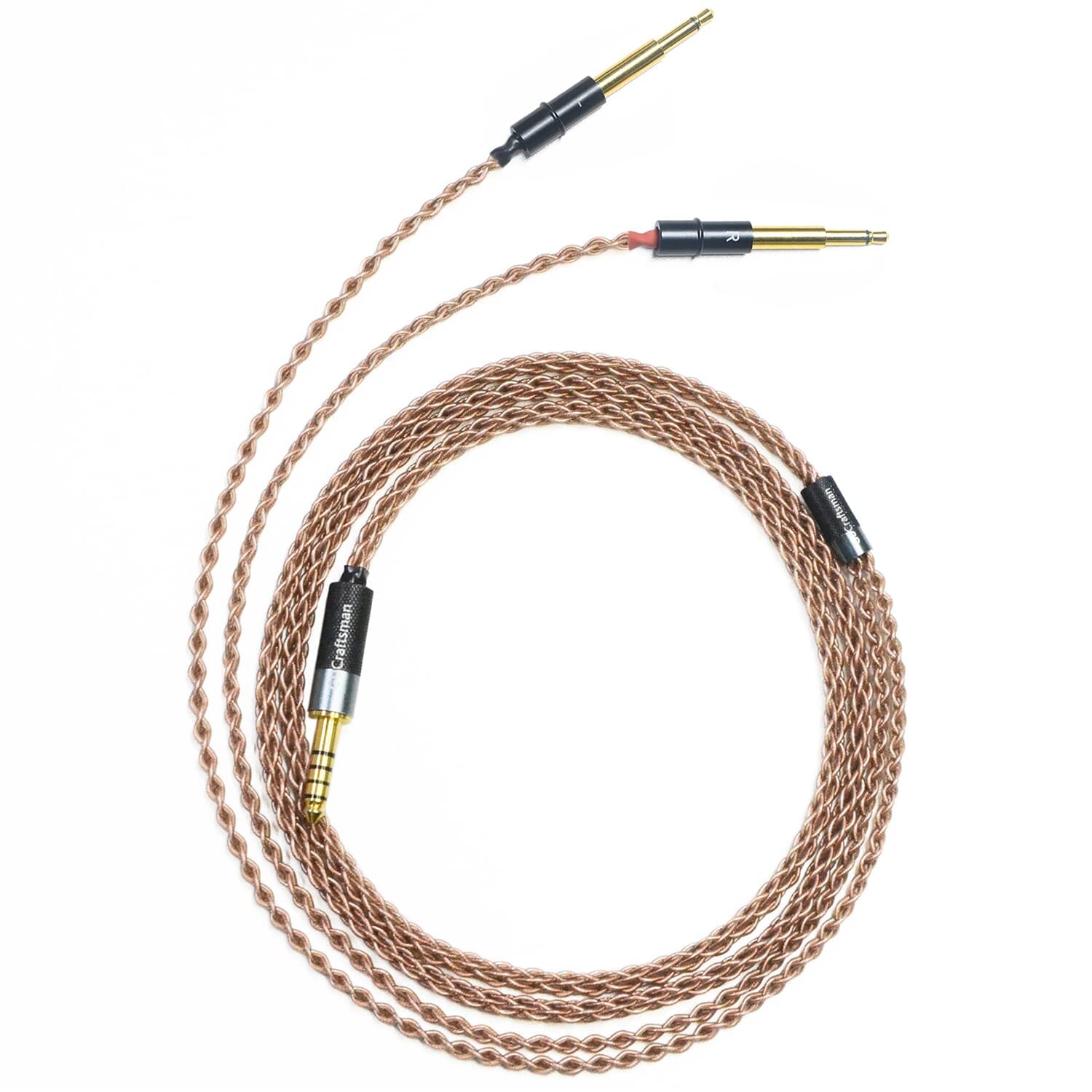 Premium GUCraftsman 6N Single Crystal Copper Audio Upgrade Cable for Meze 99 Classics/Neo/Noir Headphones - Enhanced Sound Quality for Audiophiles & Music Lovers
