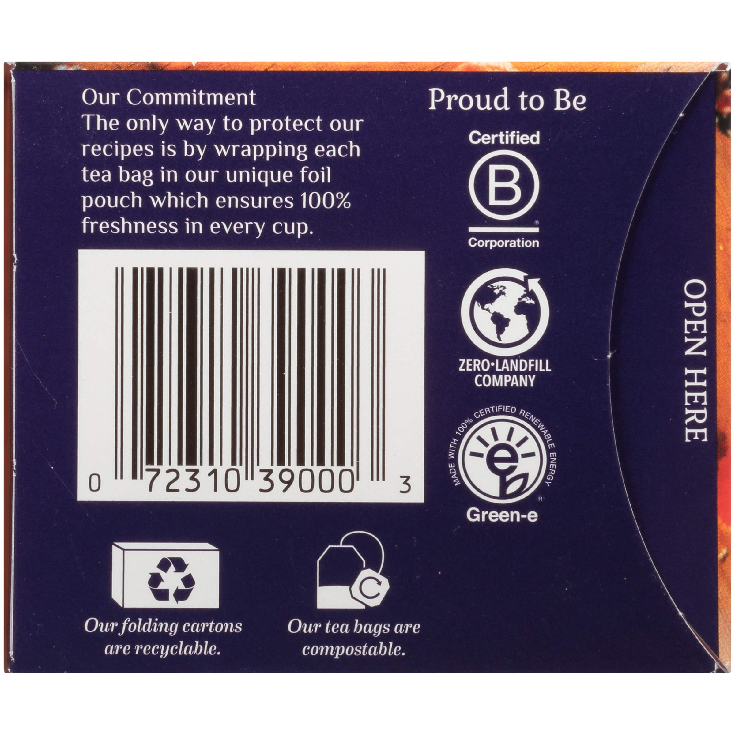Bigelow Botanicals Cold Water Infusion Blackberry Raspberry Hibiscus Herbal Tea Bags - Caffeine Free, 18 Count (Pack of 1) - Perfect for Iced Tea, Summer Drinks & Healthy Hydration