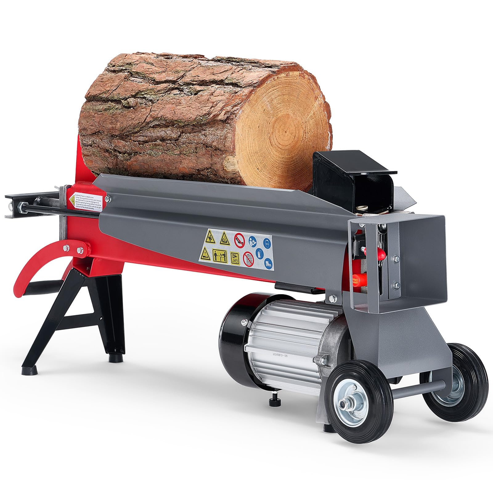 VEVOR 6.5 Ton Electric Log Splitter with 1.75HP Motor & 3400 RPM - 20.5