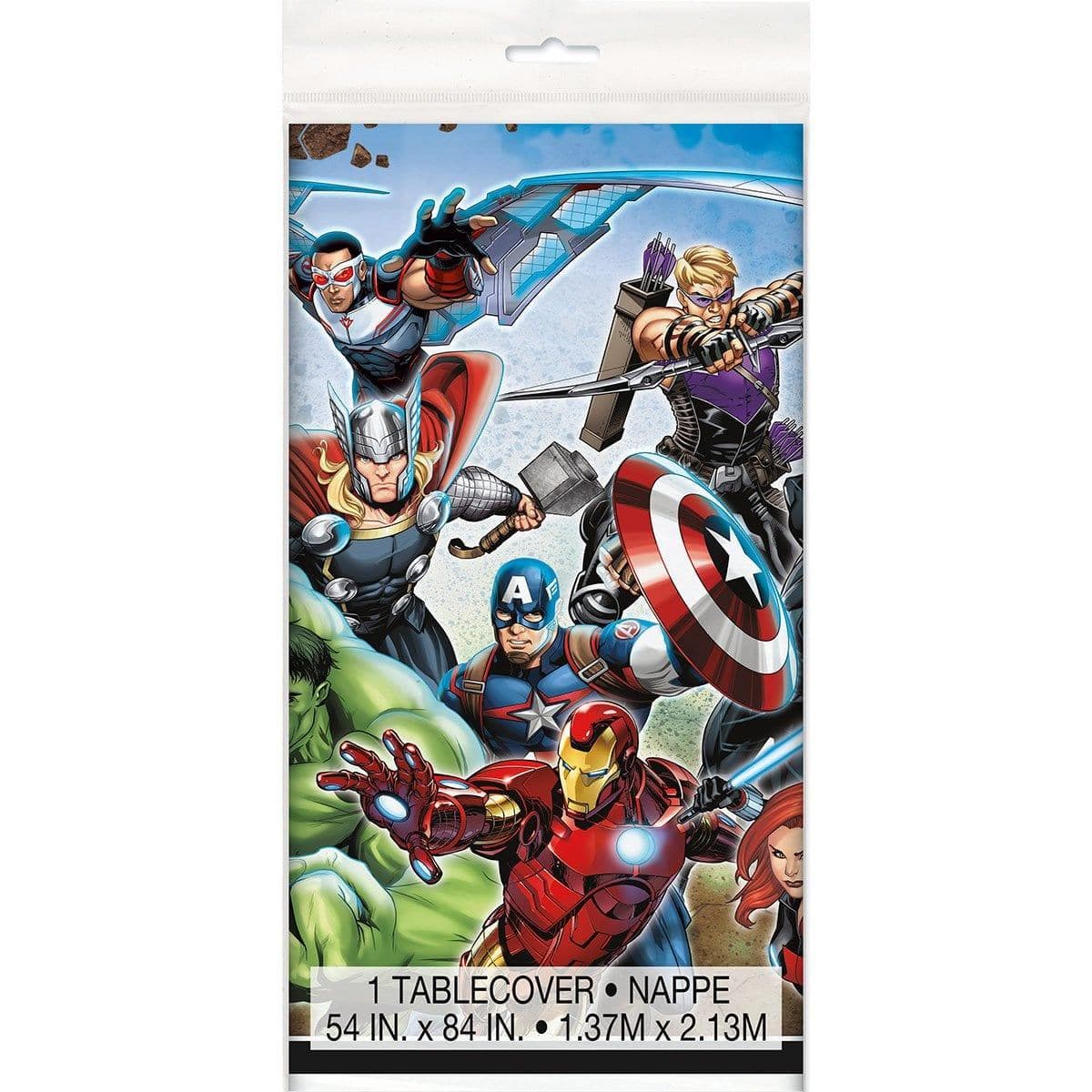 Avengers Assemble Table Cover - 1 Count | Premium Superhero Themed Tablecloth for Parties, Movie Nights & Comic Con Events