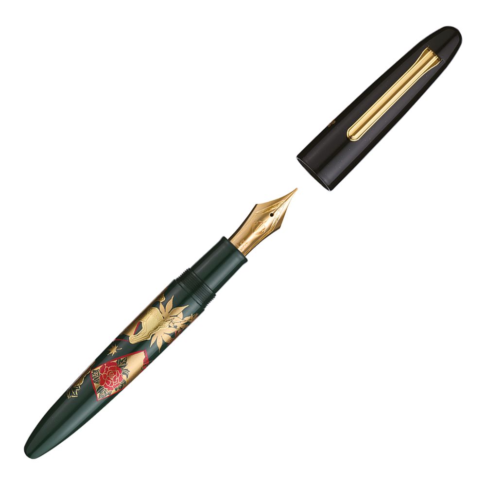 Sailor King of Pen KOP Hanafuda Limited Edition Fountain Pen (2025) - Premium Japanese Writing Instrument for Collectors & Calligraphy Enthusiasts