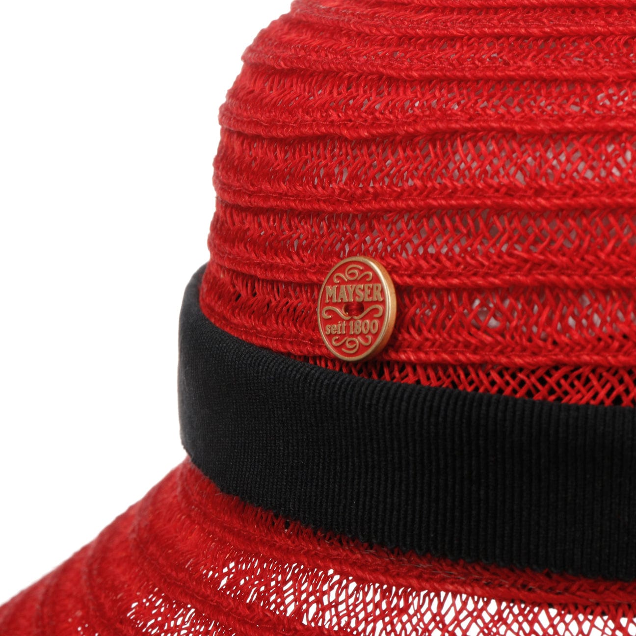 Mayser Audrey Hemp Hat for Women - Breathable Summer Sun Hat with Wide Brim - Perfect for Beach, Gardening, and Outdoor Activities