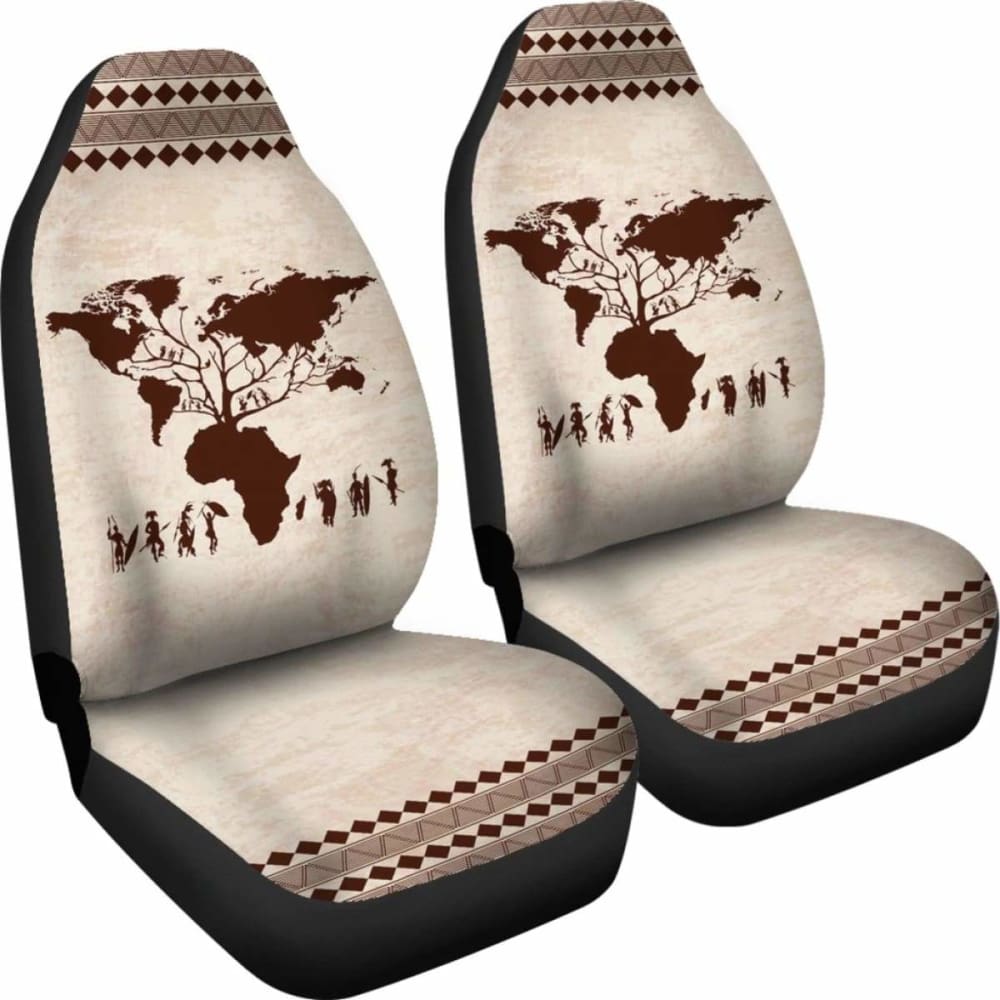Premium African Print Car Seat Covers - Root Africa 105905 - Stylish & Durable Protection for SUVs, Sedans & Trucks - Perfect for Road Trips & Daily Commutes
