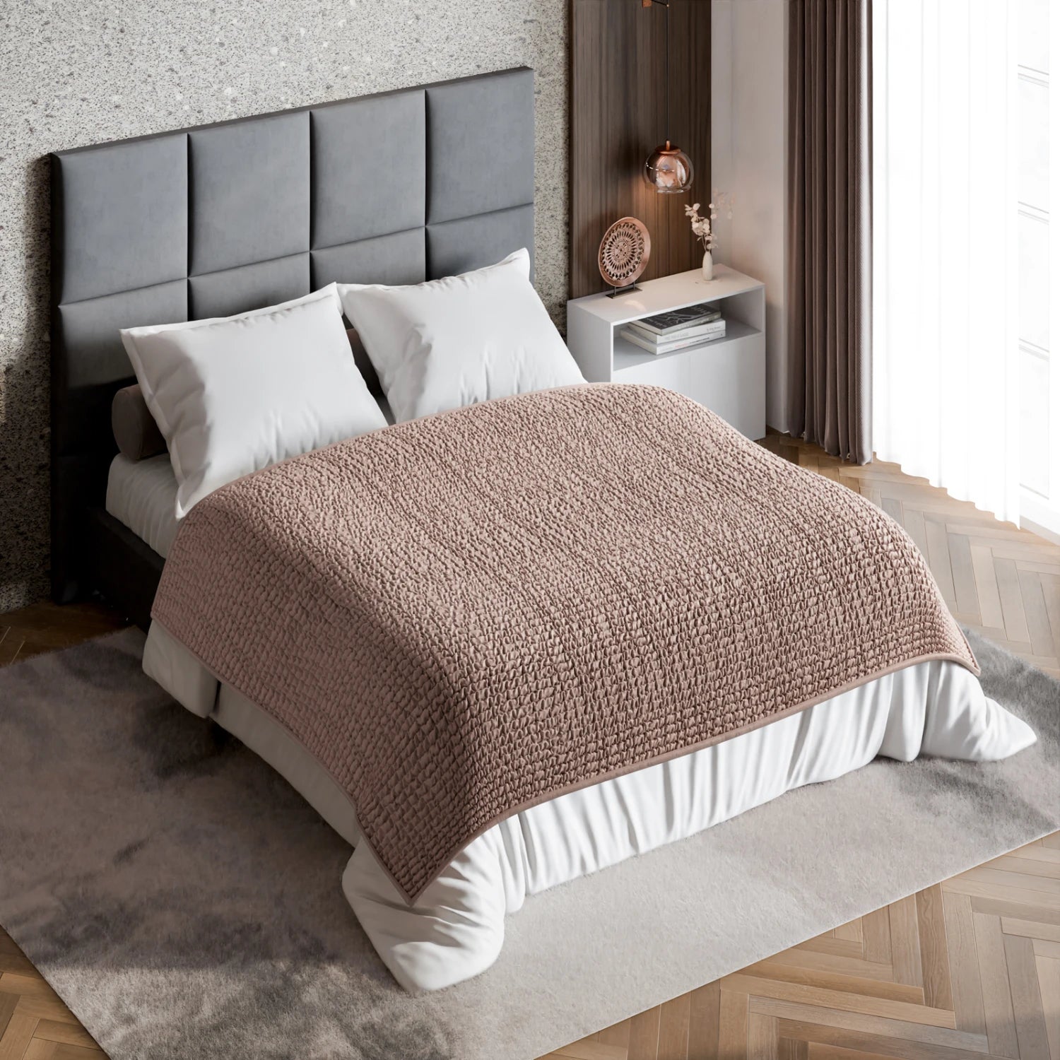 Waterproof Queen Size Blanket - Soft, Durable & Washable for Bed, Sofa & Outdoor Use
