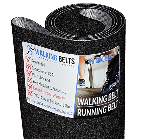 Premium Treadmill Running Belt - Sand Blast Design with Free 1oz Lubricant | Durable Replacement Belt for Home & Gym Treadmills | WalkingBelts LLC Part #253081 | Perfect for Daily Workouts & Cardio Training