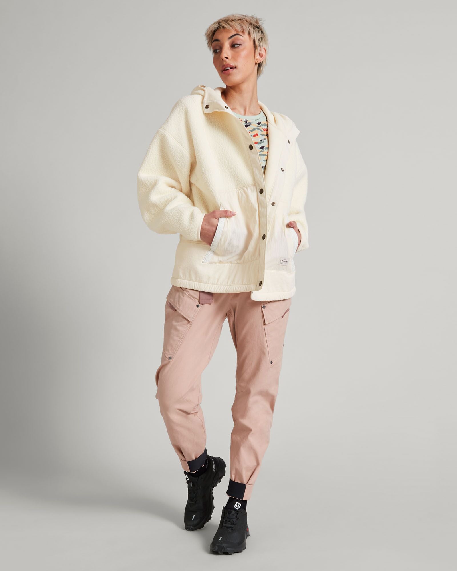 Co Z High Pile Women's Jacket - Soft Fleece Winter Coat for Women, Warm Natural Outerwear for Cold Weather - Perfect for Outdoor Activities, Travel & Casual Wear