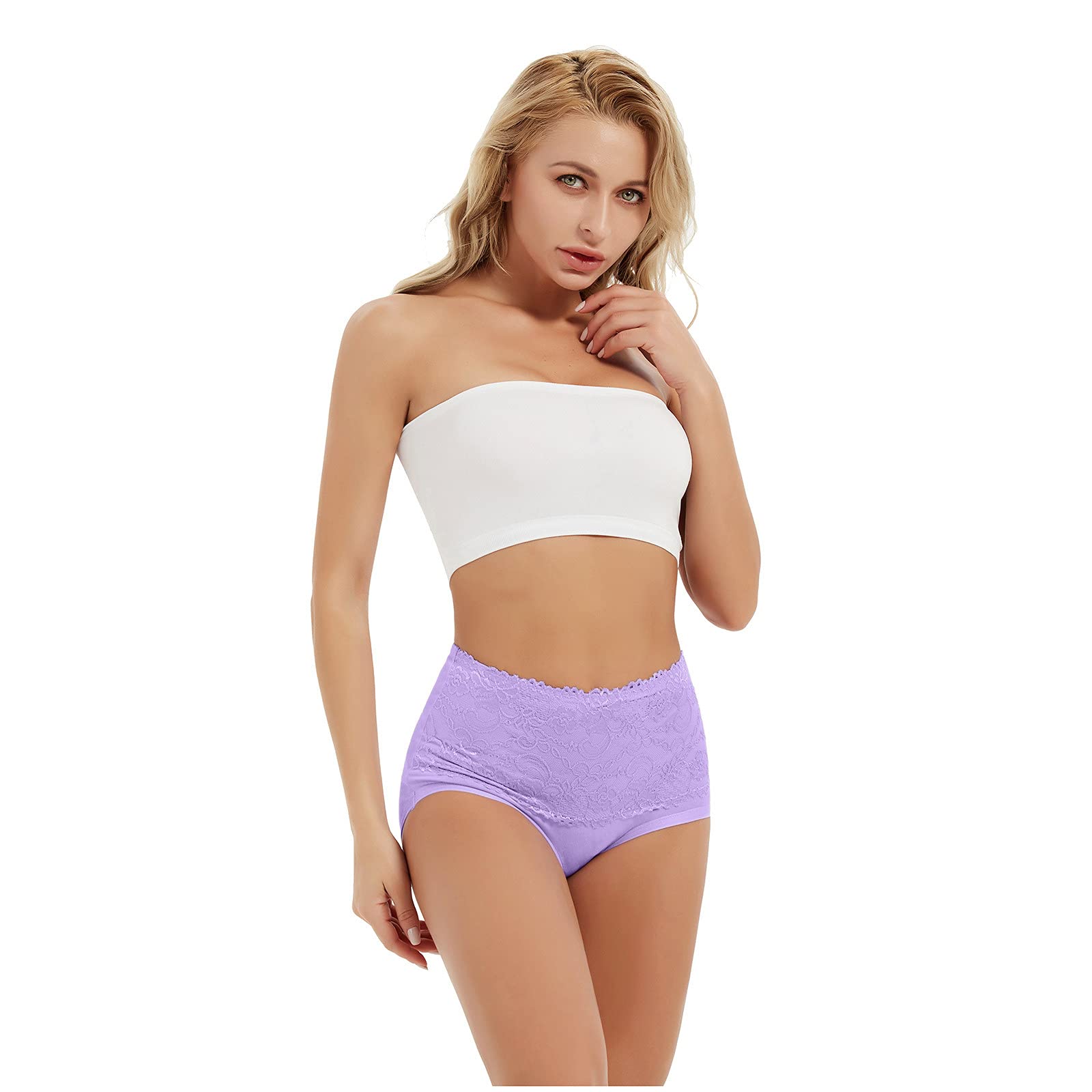 Women's High Waist Tummy Control Shapewear Briefs - Vintage Boudoir Underwear for Slimming & Body Shaping | Perfect for Everyday Wear, Special Occasions & Postpartum Recovery