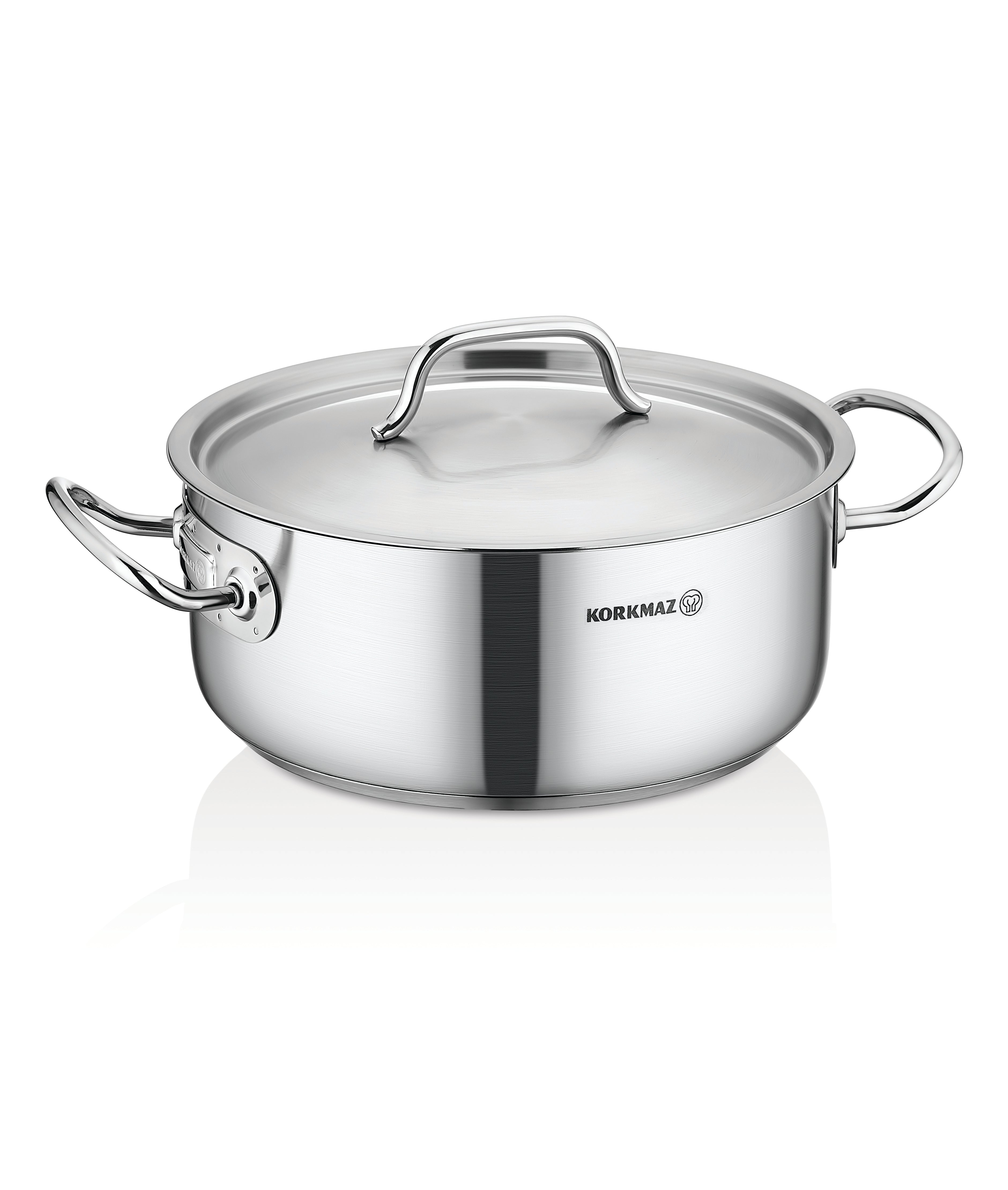 2.8L Stainless Steel Pot with Lid - Durable Cooking Pot for Boiling, Steaming & Soup Making - Perfect for Home Kitchen & Camping