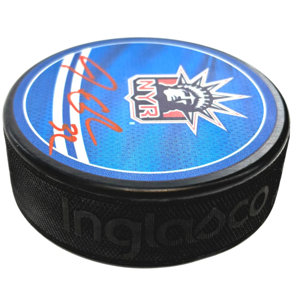 Jonathan Quick Autographed New York Rangers Reverse Retro Hockey Puck - Signed with COA PSA/DNA - Perfect for NHL Collectors, Hockey Memorabilia Displays & Sports Fan Gifts