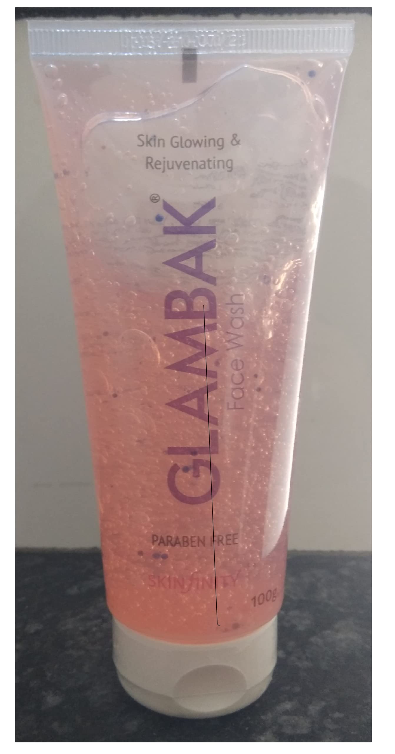 OPERIO Glambak Skin Glowing & Rejuvenating Face Wash 100g - Brightening & Anti-Aging Cleanser for Radiant Skin | Perfect for Daily Skincare Routine & Nighttime Use