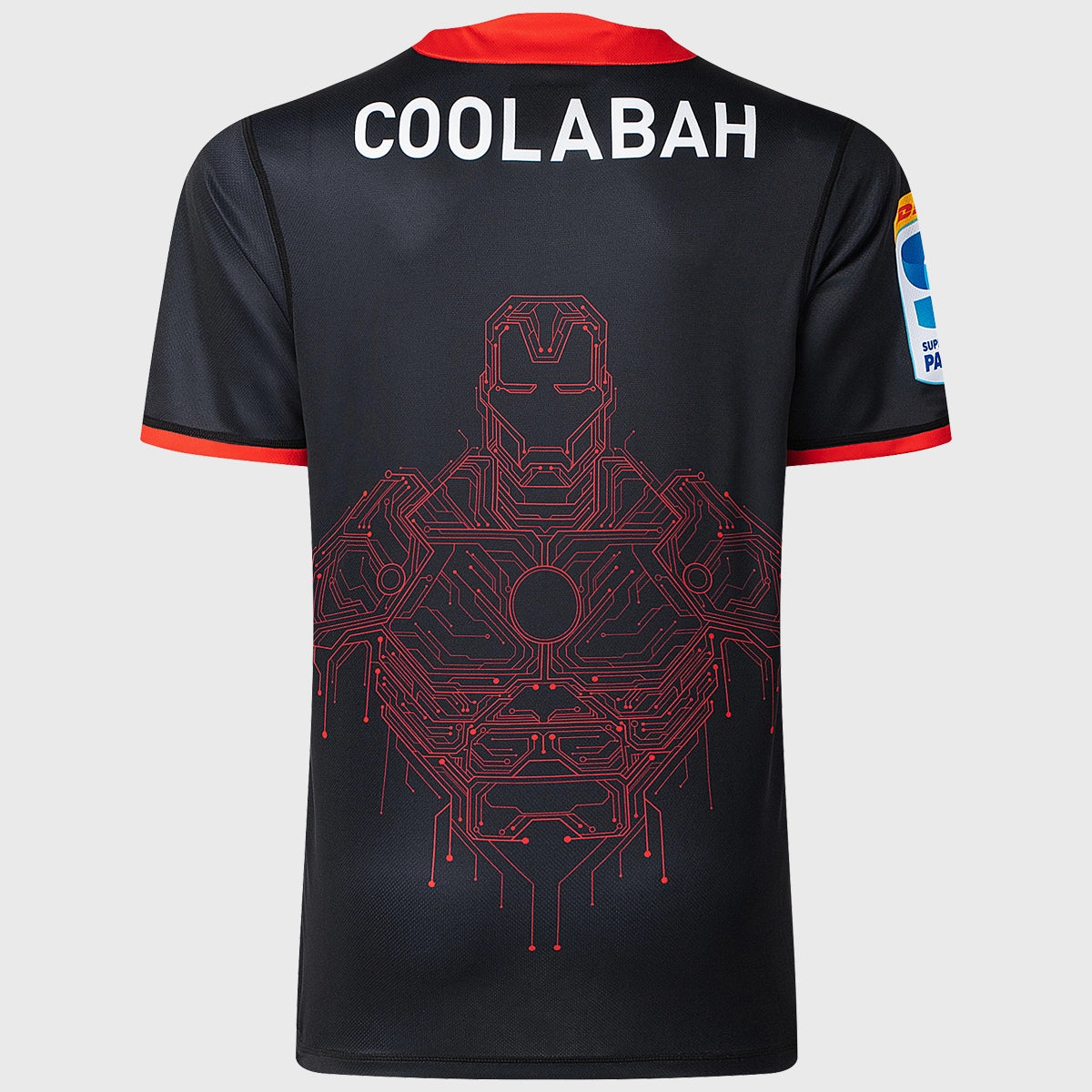 Iron Man Classic Crusaders Men's Warm Up T-Shirt - Superhero Graphic Tee for Casual Wear, Gym & Workout
