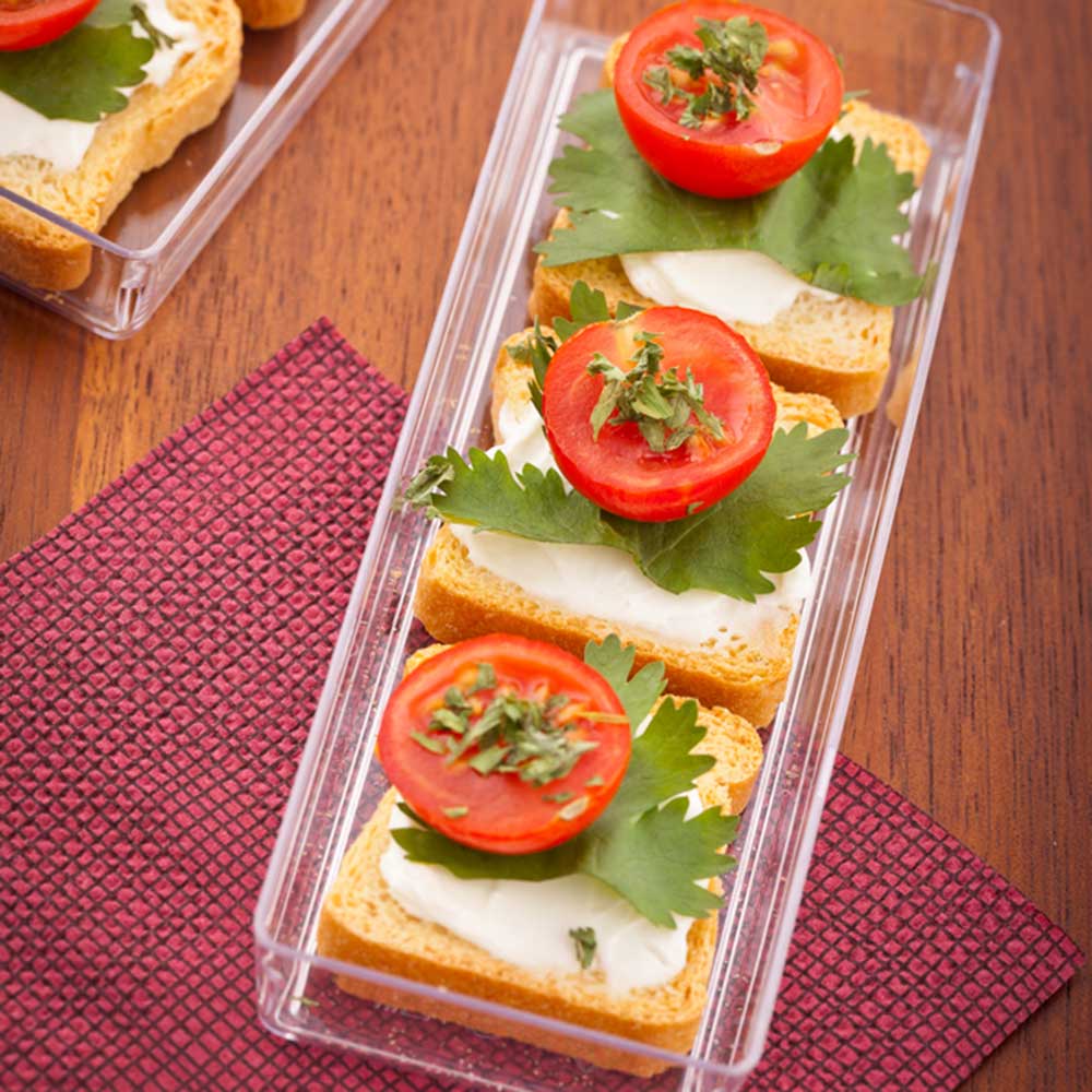 100-Pack Clear Rectangle 5.2