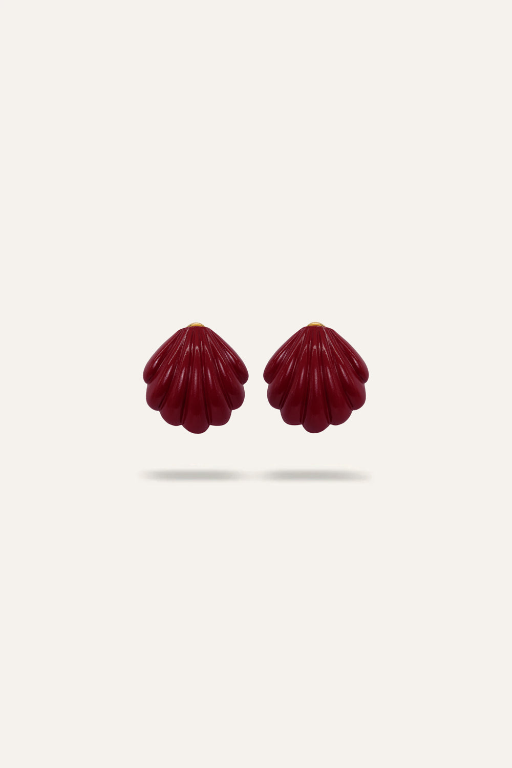 Stylish Red Shell Earrings for Women - Trendy Boho Beach Jewelry - Perfect for Summer Vacations, Weddings & Casual Outings