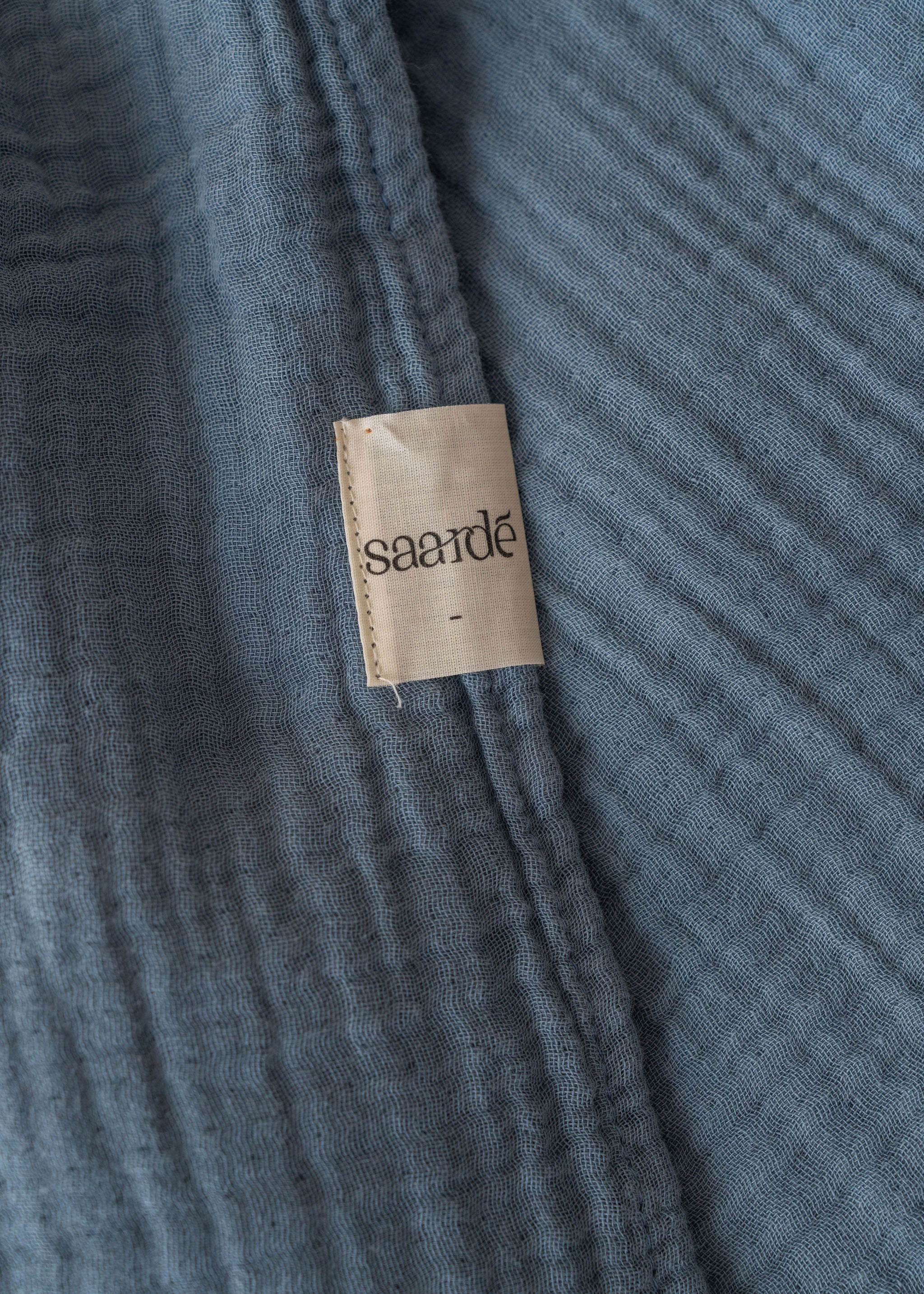 Enes Throw Blanket - Soft & Cozy Storm Blue Fleece Throw for Couch, Bed, and Travel - Perfect for Relaxing at Home or On The Go