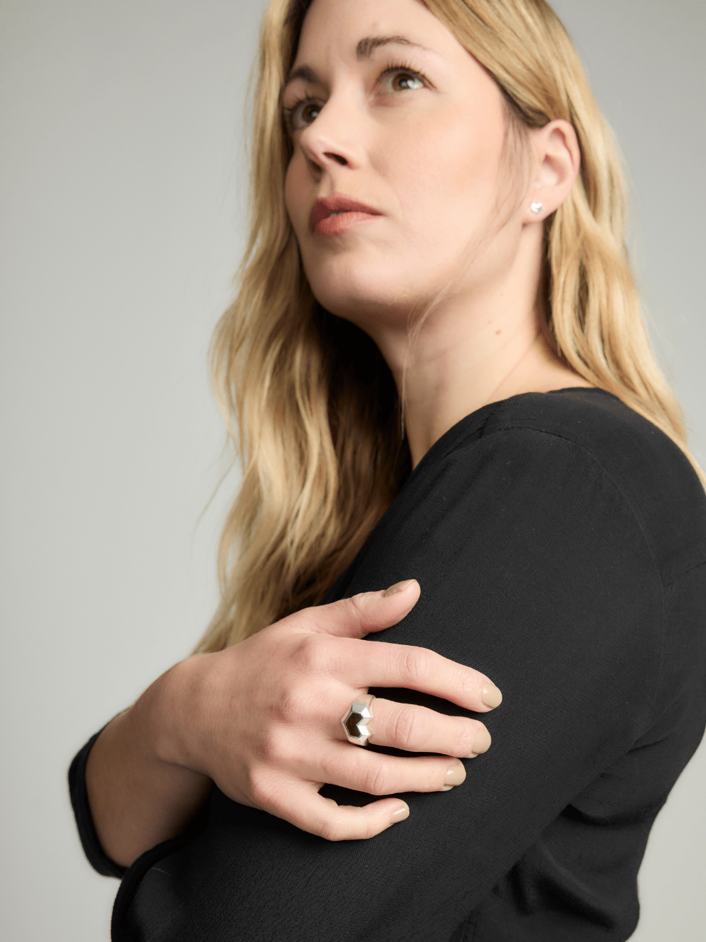 Daryl Sterling Silver Ring with Red Tiger Eye Stone | Elegant Handmade Jewelry for Women | Perfect for Gifts, Weddings & Everyday Wear