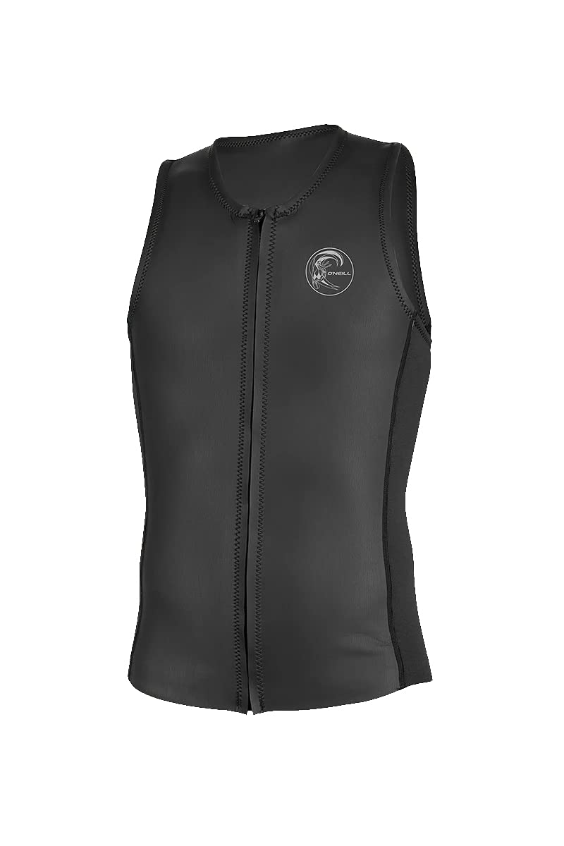 O'Neill Men's O'riginal 2mm Neoprene Full Zip Vest - Perfect for Surfing, Diving & Water Sports
