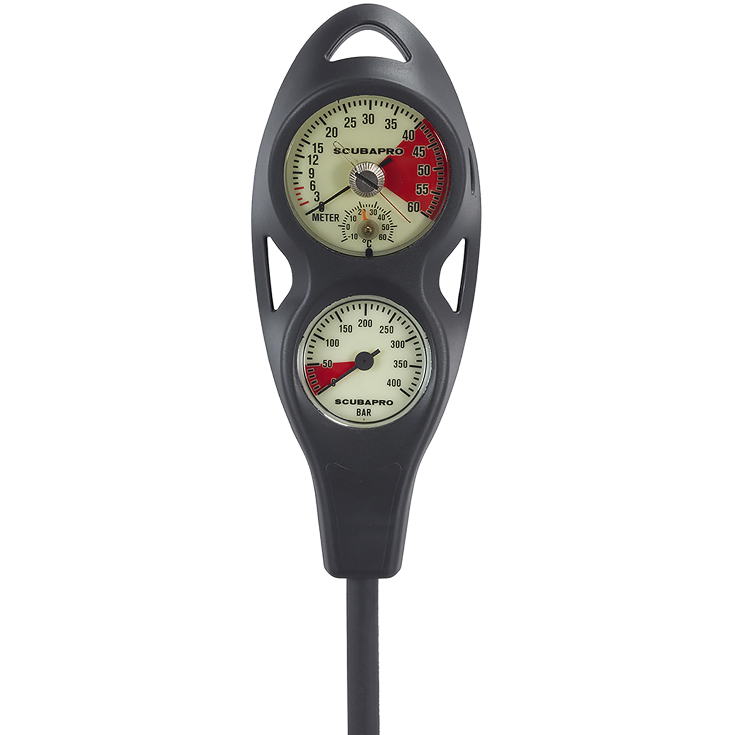 Scubapro 2 Gauge Metric In-Line Console - Professional Dive Computer for Scuba Diving, Snorkeling & Underwater Exploration