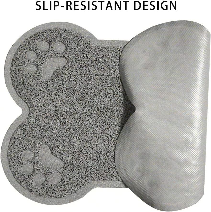 **Pet Feeding Mat for Large Dogs & Cats - Non-Slip, Waterproof Dog Bowl Mat for Food & Water - Easy to Clean Pet Placemat - Perfect for Messy Eaters & Spill Protection**    *(场景: Ideal for kitchens, outdoor feeding areas, or travel to keep floors clean and pets comfortable.)*