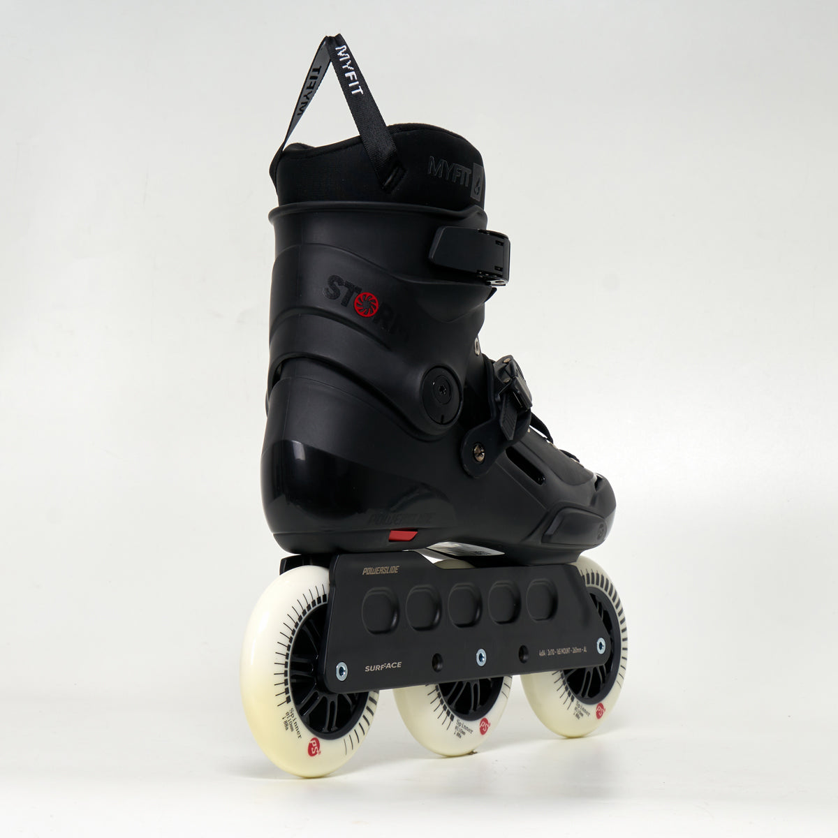 Powerslide Storm 110 Inline Skates for Men & Women - High-Performance Black Rollerblades for Fitness, Outdoor & Urban Skating