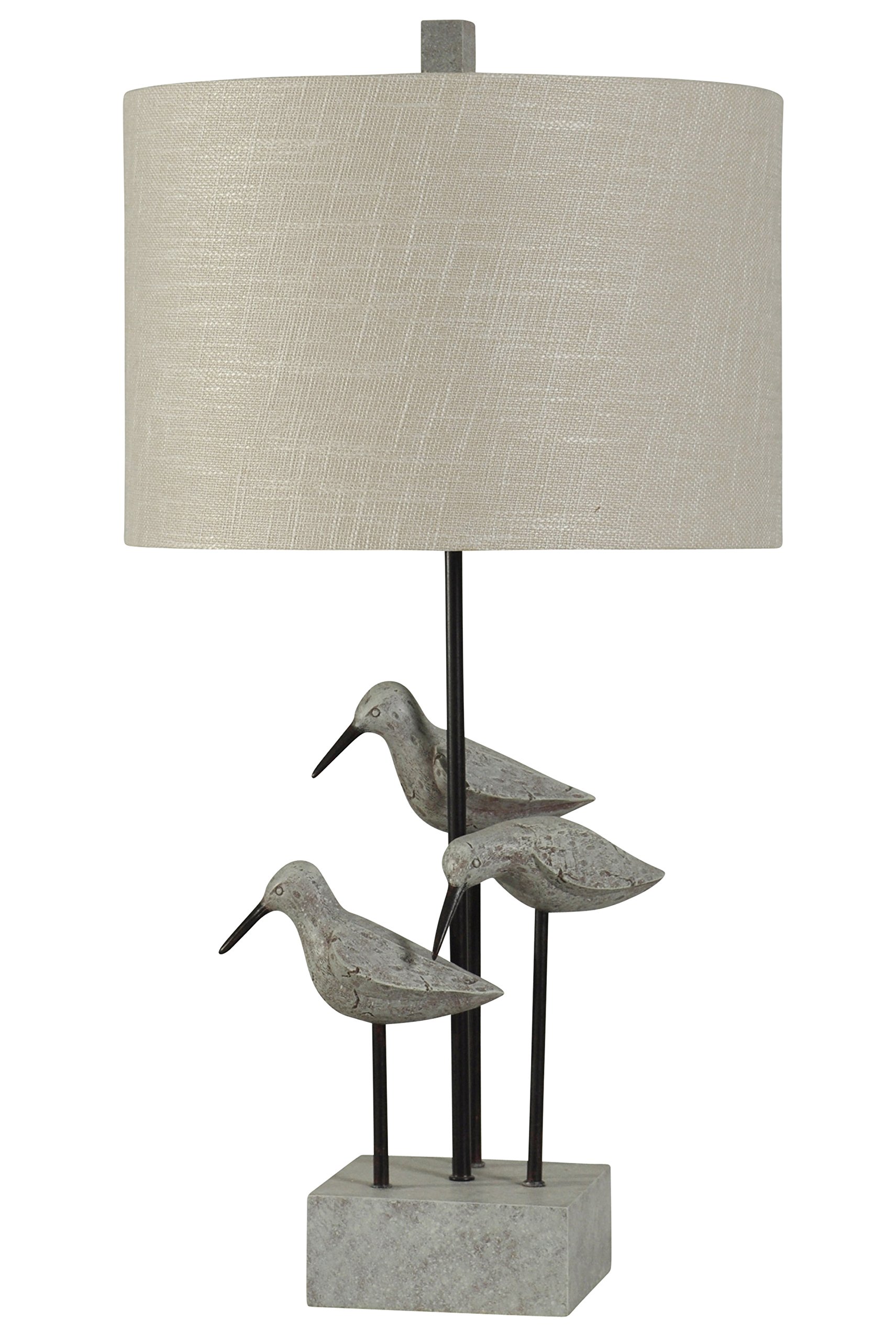 Modern Gray Table Lamp - Adjustable LED Desk Light for Home Office, Bedroom & Living Room - Energy Efficient & Eye-Caring Lighting Solution for Reading, Working & Relaxing