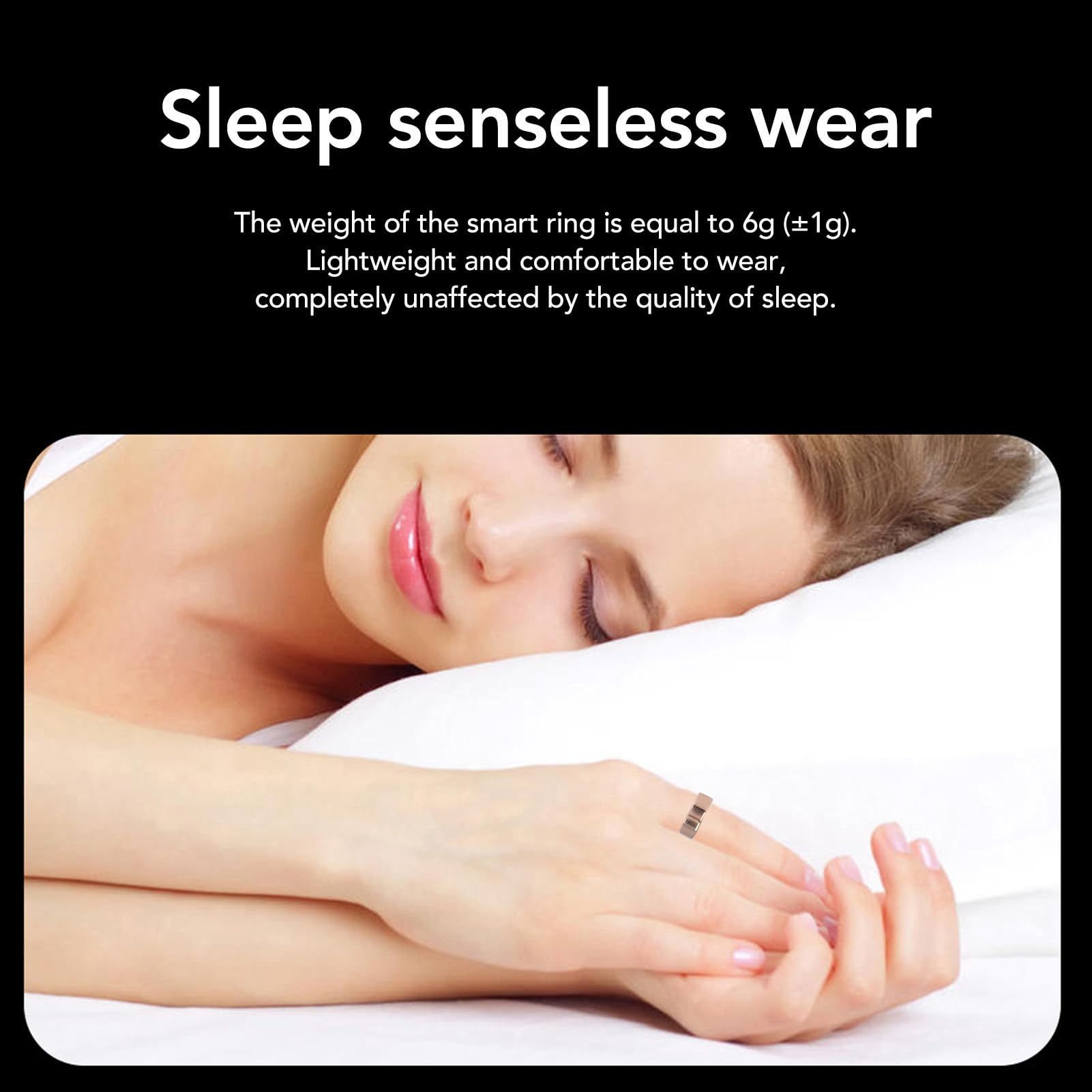 Smart Ring with Health & Sleep Monitoring, Step Counter, IP68 Waterproof Fitness Tracker, Gold Sports Ring with Charging Cable - Perfect for Workouts, Sleep Tracking & Daily Activity Monitoring