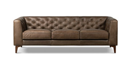 Essex Sofa - Modern Comfortable Couch for Living Room, Lounge & Office - Upholstered Fabric Sectional with Sturdy Frame - Perfect for Relaxing, Entertaining & Small Spaces