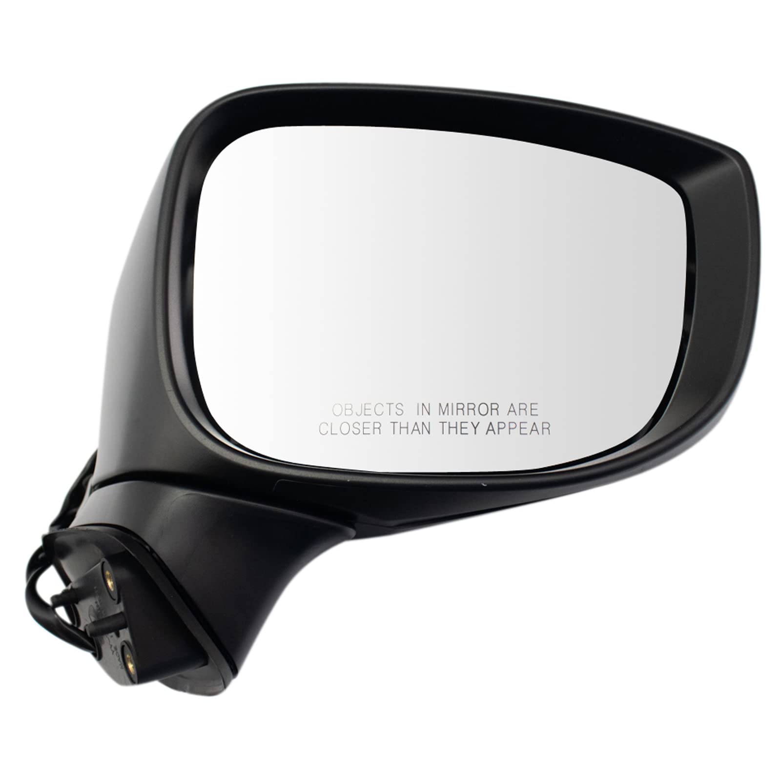 TRQ Driver & Passenger Side Mirror Replacement Set - Compatible with 2017-2018 Mazda CX-5 (MA1320197, MA1321197) | No Heat, No Blind Spot Monitor | Perfect for Parking Safety & Lane Changes