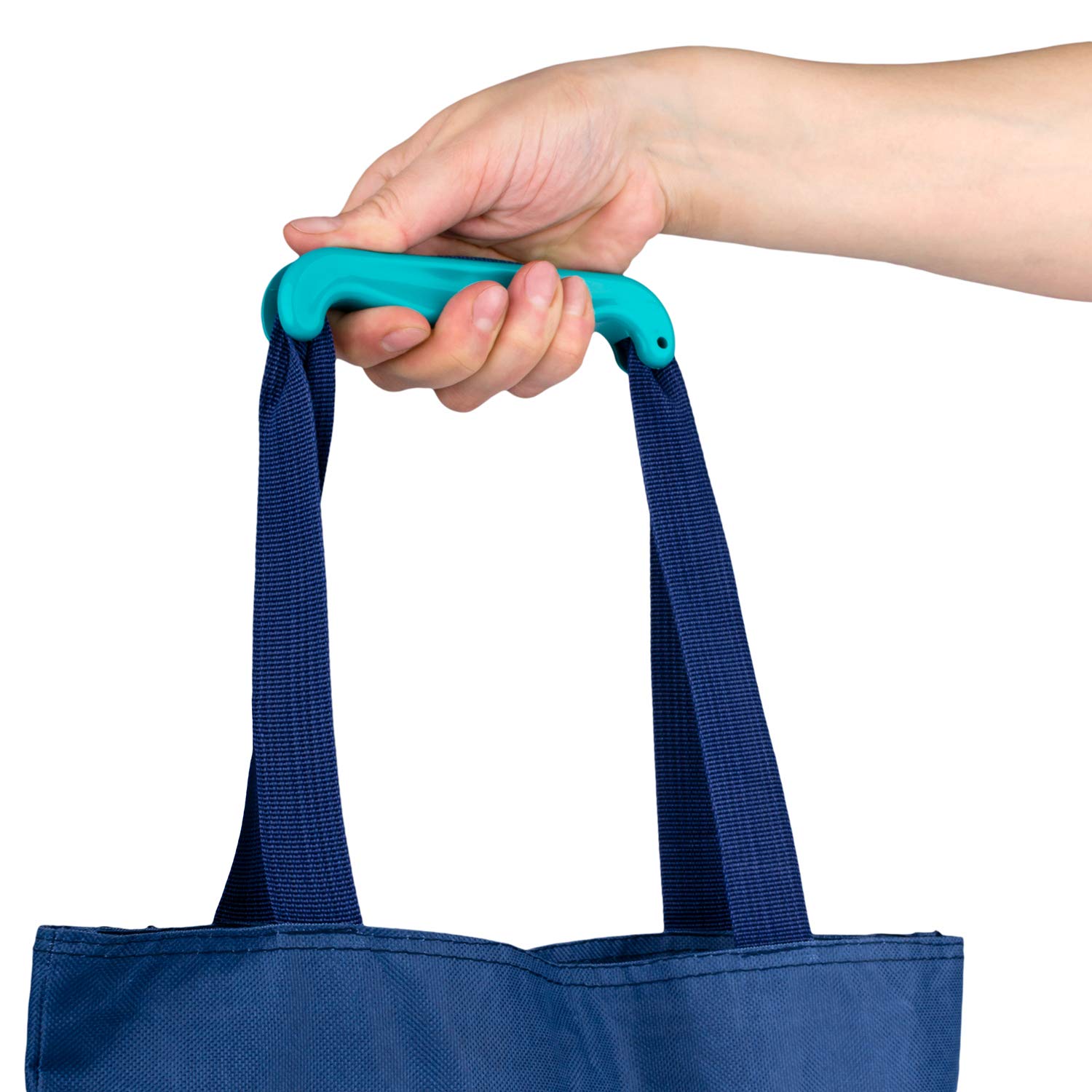 Durable Plastic Bag Carrier Handles - Pack of 3 - Heavy Duty Grocery Bag Grips for Easy Carrying - Ergonomic Tote Bag Handle Holders - Perfect for Shopping, Grocery Trips & Laundry Day
