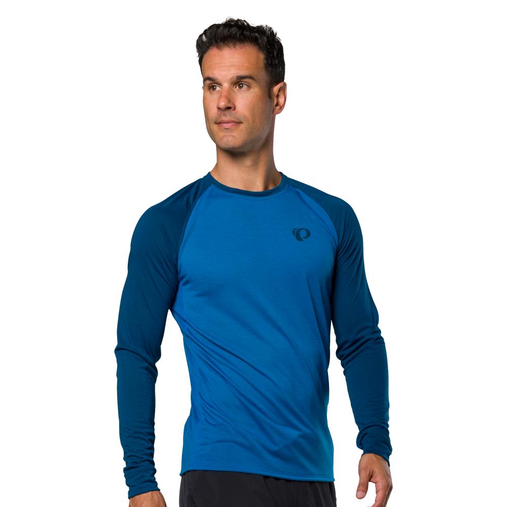 Men's Canyon Long Sleeve Cycling Jersey - Breathable & Moisture-Wicking Performance Shirt for Road Biking & Mountain Cycling - Perfect for Outdoor Sports & Training