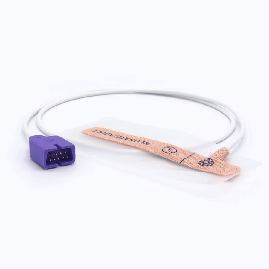 24pcs Nellcor-Compatible Disposable SpO2 Sensors - 9-Pin OxiMax for MAX-N Probe (Neonatal & Adult Use) - Ideal for Hospitals, Clinics & Home Health Monitoring