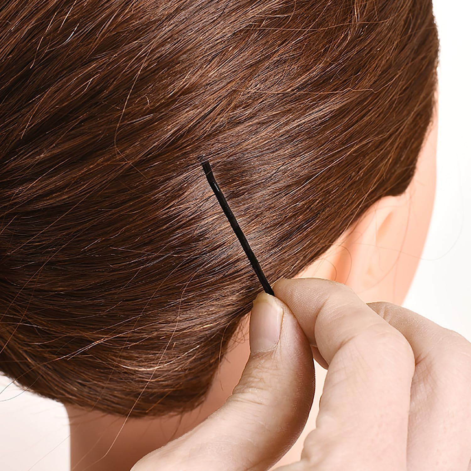 Stylish Black Alloy Hair Clips - Strong & Simple Bobby Pins for Women (Pack of 100) | Perfect for Updos, Ponytails & Everyday Hairstyles
