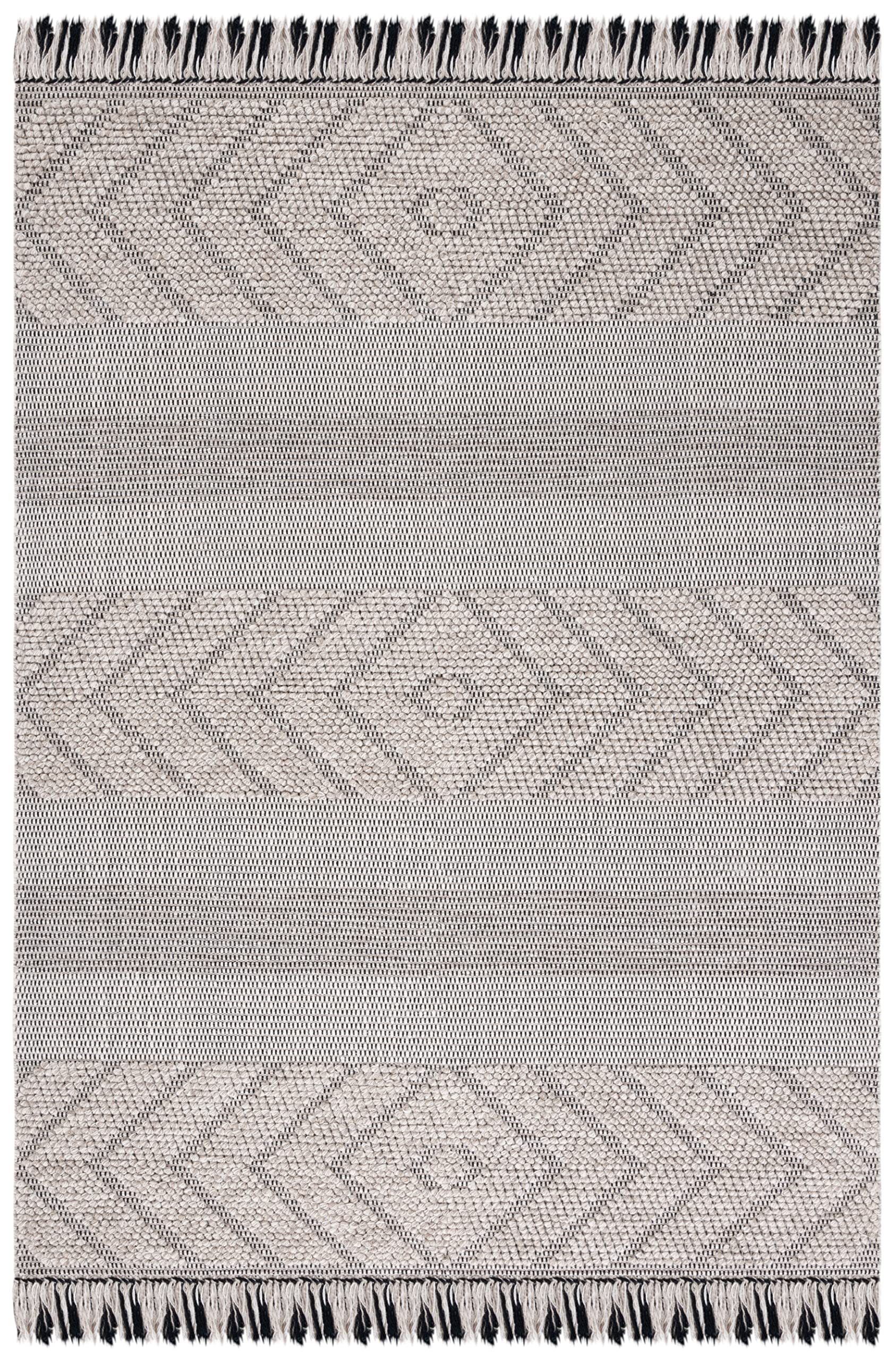 SAFAVIEH Vermont Collection 6'x6' Beige Ivory VRM508B Flatweave Wool Area Rug for Living Room, Dining Room & Bedroom | Soft & Durable Floor Covering for Home Decor