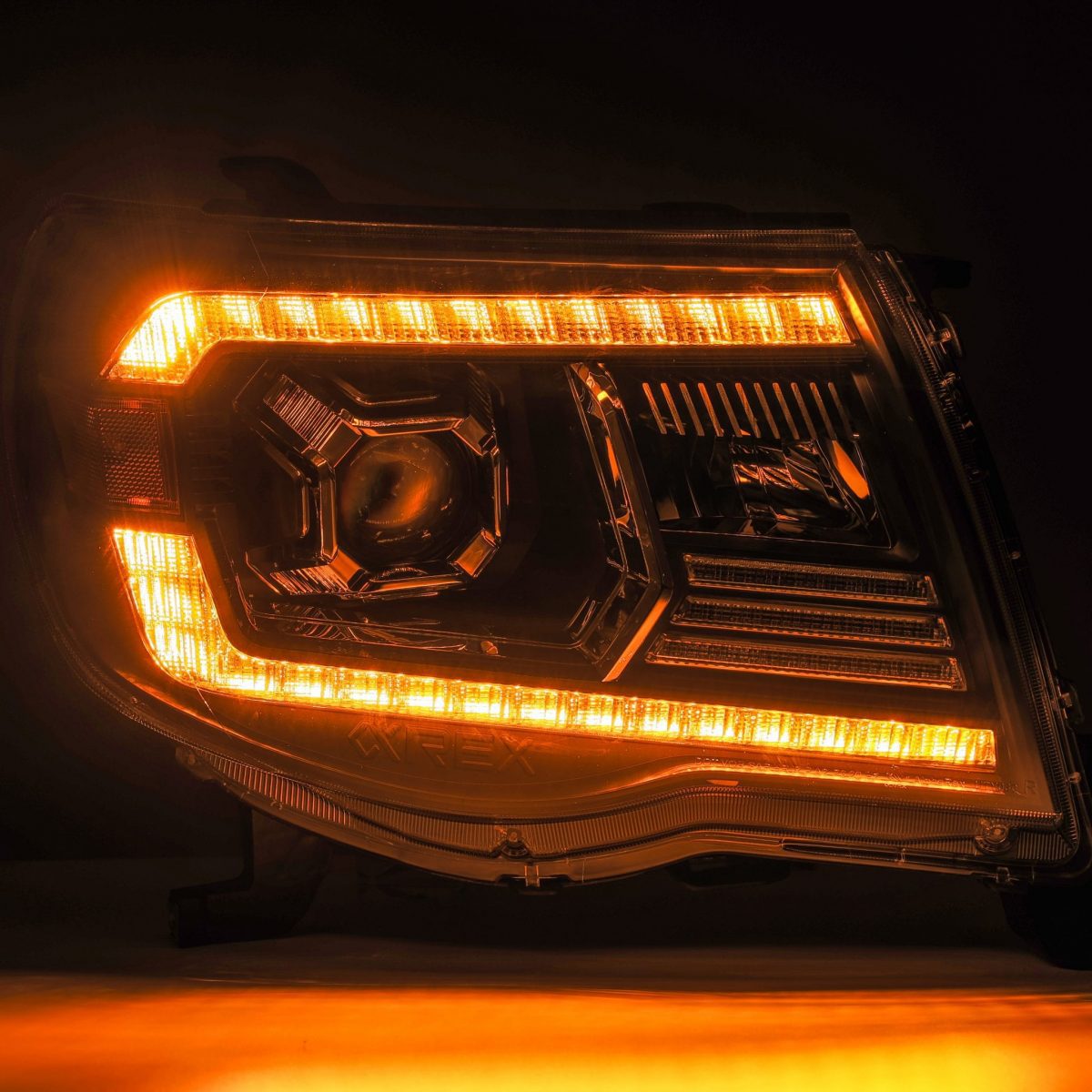 05-11 Toyota Tacoma LUXX Series LED Projector Headlights - Black Housing for Improved Night Visibility | Perfect for Off-Roading & Night Driving