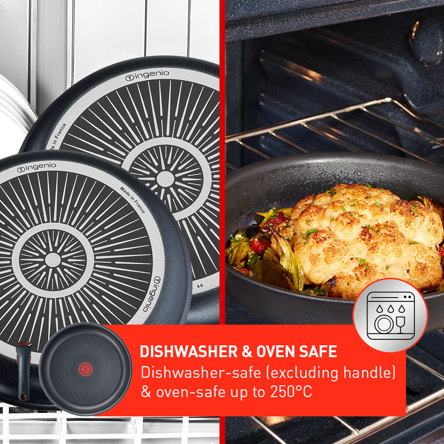 Tefal Ingenio XL Force Non-Stick 3-Piece Fry Pan Set - Premium Cookware for Sautéing, Frying & Cooking | Perfect for Gas, Electric & Induction Stoves