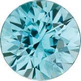 14K Yellow Gold Blue Zircon and Diamond Halo Stud Earrings for Women | Elegant Birthstone Jewelry Gift for Anniversary, Birthday & Special Occasions
