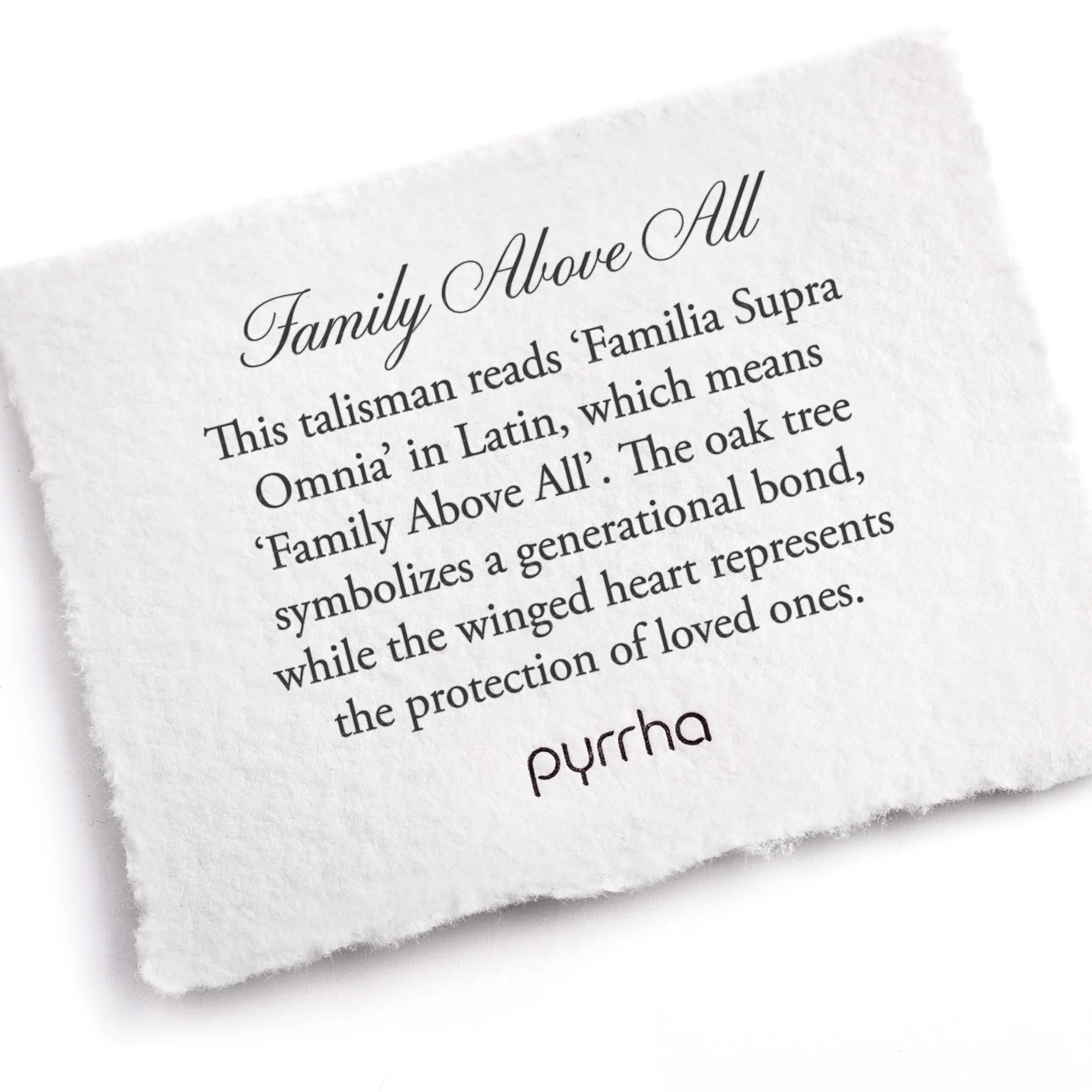 Family Above All Talisman - Capri Blue Jewelry for Protection & Love | Perfect for Gifts, Daily Wear & Spiritual Healing