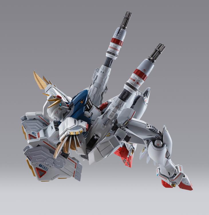 Bandai Metal Build Gundam F91 Formula 91 (Chronicle White Ver.) Exclusive Collectible Action Figure - Perfect for Anime Fans, Model Collectors & Display Showcase