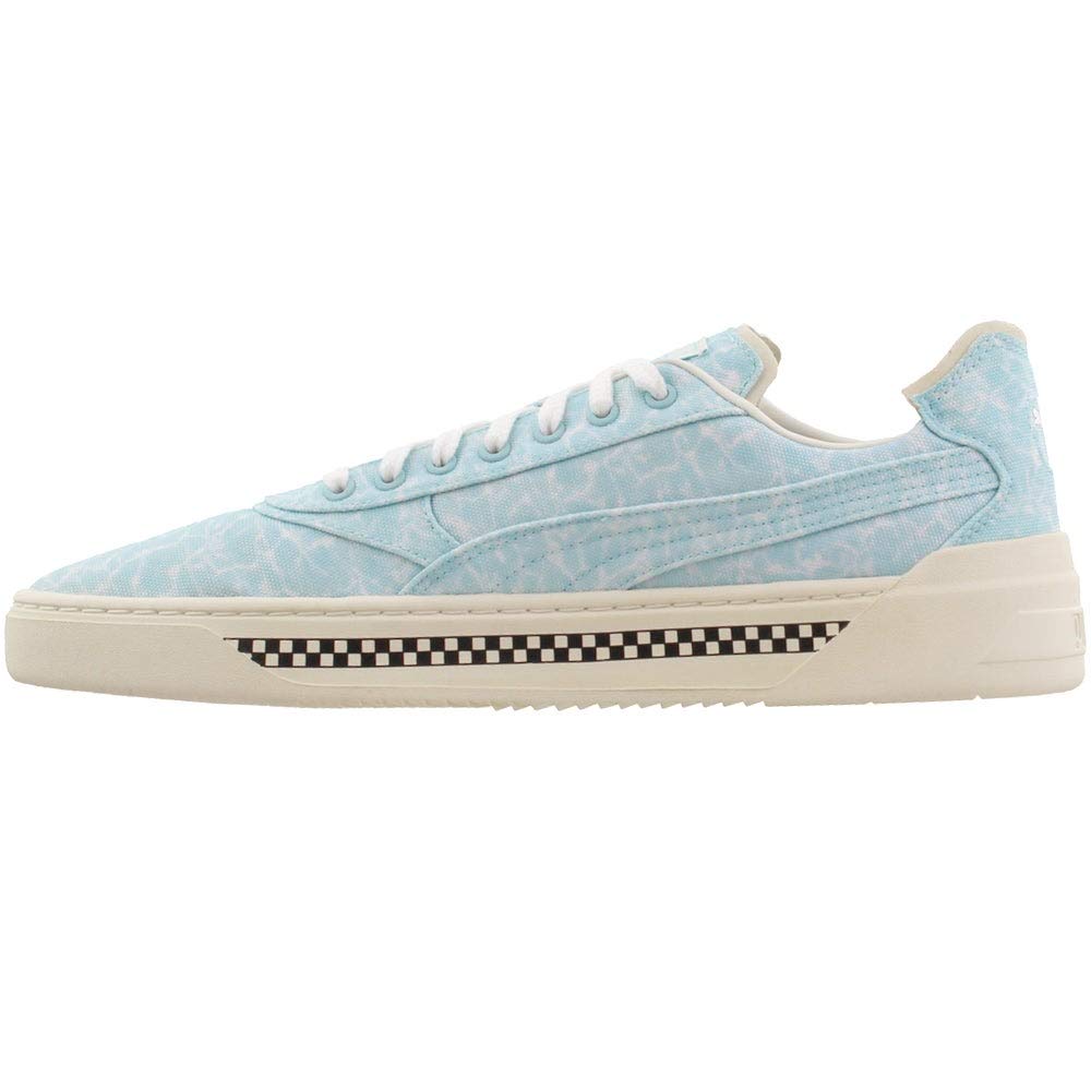 PUMA Men's Cali-0 Pool Sneakers - Lightweight Casual Shoes for Men, Breathable Slip-On Water Shoes in Blue | Perfect for Beach, Poolside, and Summer Outdoor Activities